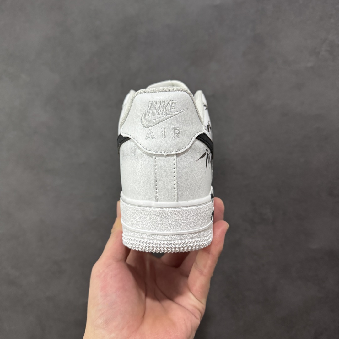 图片[4]-【定制版】Nike Air Force 1\’07 Low 竹林水墨画 空军一号低帮休闲板鞋  #定制皮料 定制鞋盒 原楦原纸板 纯正空军版型 内置全掌气垫 货号：ZH0316-122  尺码：36 36.5 37.5 38 38.5 39 40 40.5 41 42 42.5 43 44 44.5 45 编码：HXSA310320-选品中心