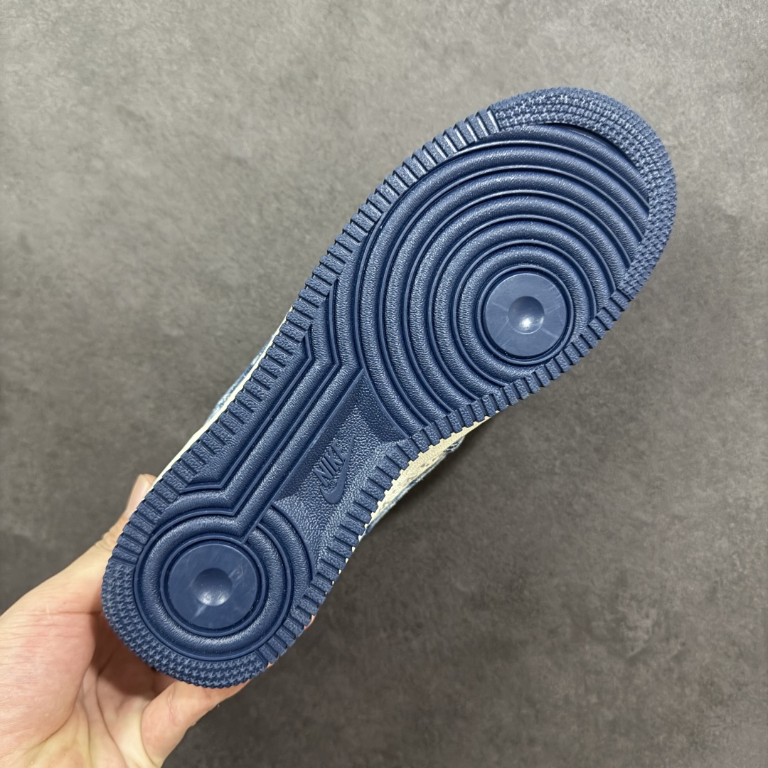 图片[9]-【定制版】Nike Air Force 1\’07 Low LV联名 牛仔蓝 空军一号低帮休闲板鞋  #原楦头原纸板 高端定制鞋盒 原厂鞋底 超高清洁度 细节完美 货号：YF9511-818  尺码：36 36.5 37.5 38 38.5 39 40 40.5 41 42 42.5 43 44 44.5 45-选品中心