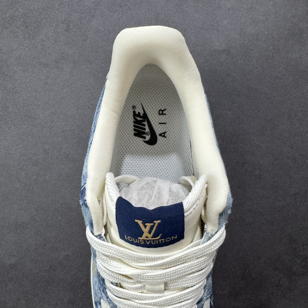 图片[7]-【定制版】Nike Air Force 1\’07 Low LV联名 牛仔蓝 空军一号低帮休闲板鞋  #原楦头原纸板 高端定制鞋盒 原厂鞋底 超高清洁度 细节完美 货号：YF9511-818  尺码：36 36.5 37.5 38 38.5 39 40 40.5 41 42 42.5 43 44 44.5 45-选品中心
