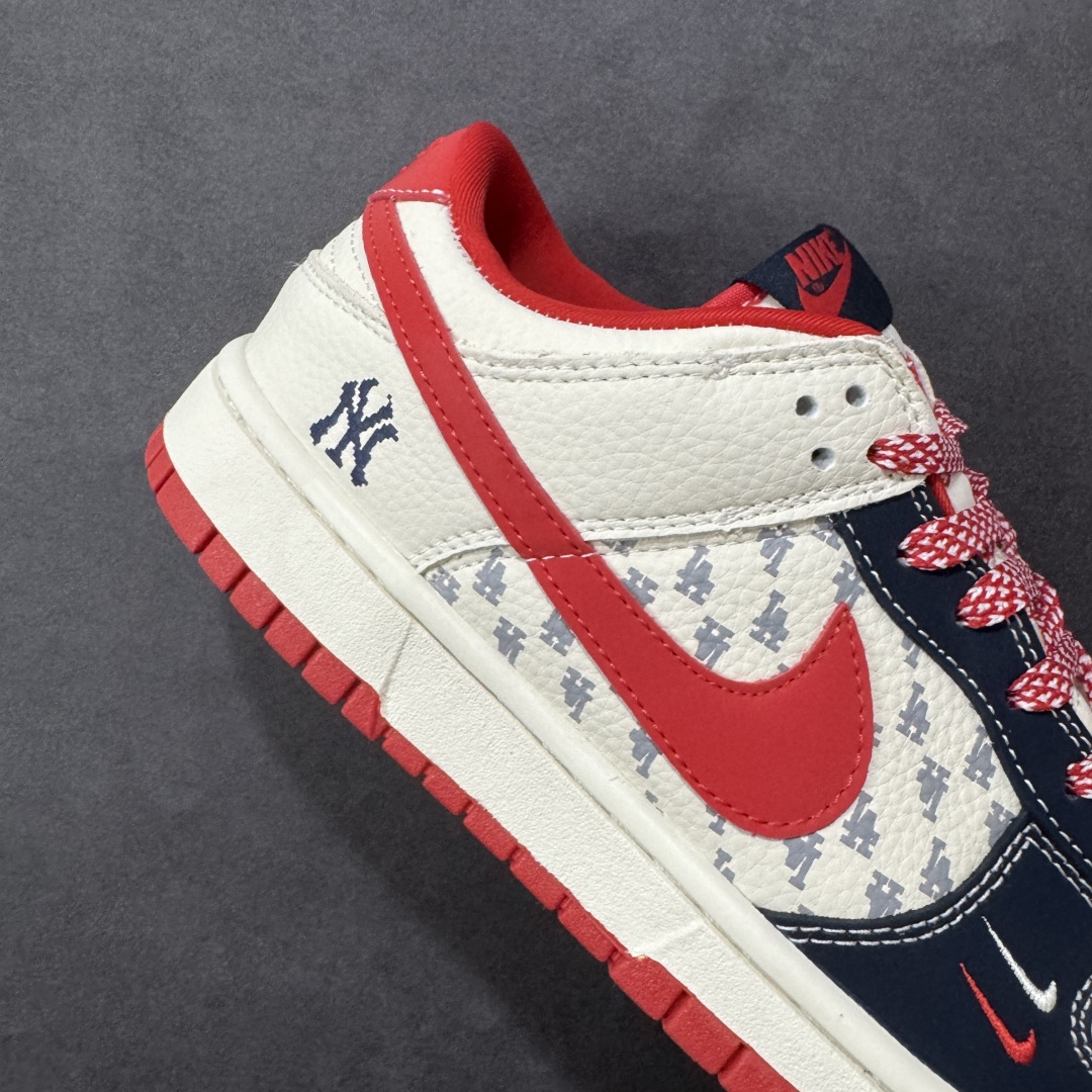 图片[6]-【定制版】Nike SB Dunk Low mlb NY联名 米黑红印花 周年高端定制 低帮休闲板鞋 DB1988-001  #定制鞋盒 大厂纯原品质出货 超高清洁度 皮料切割干净无任何毛边 细节完美 男女同款  尺码：36 36.5 37.5 38 38.5 39 40 40.5 41 42 42.5 43 44 44.5 45 编码：HXSB330340-选品中心