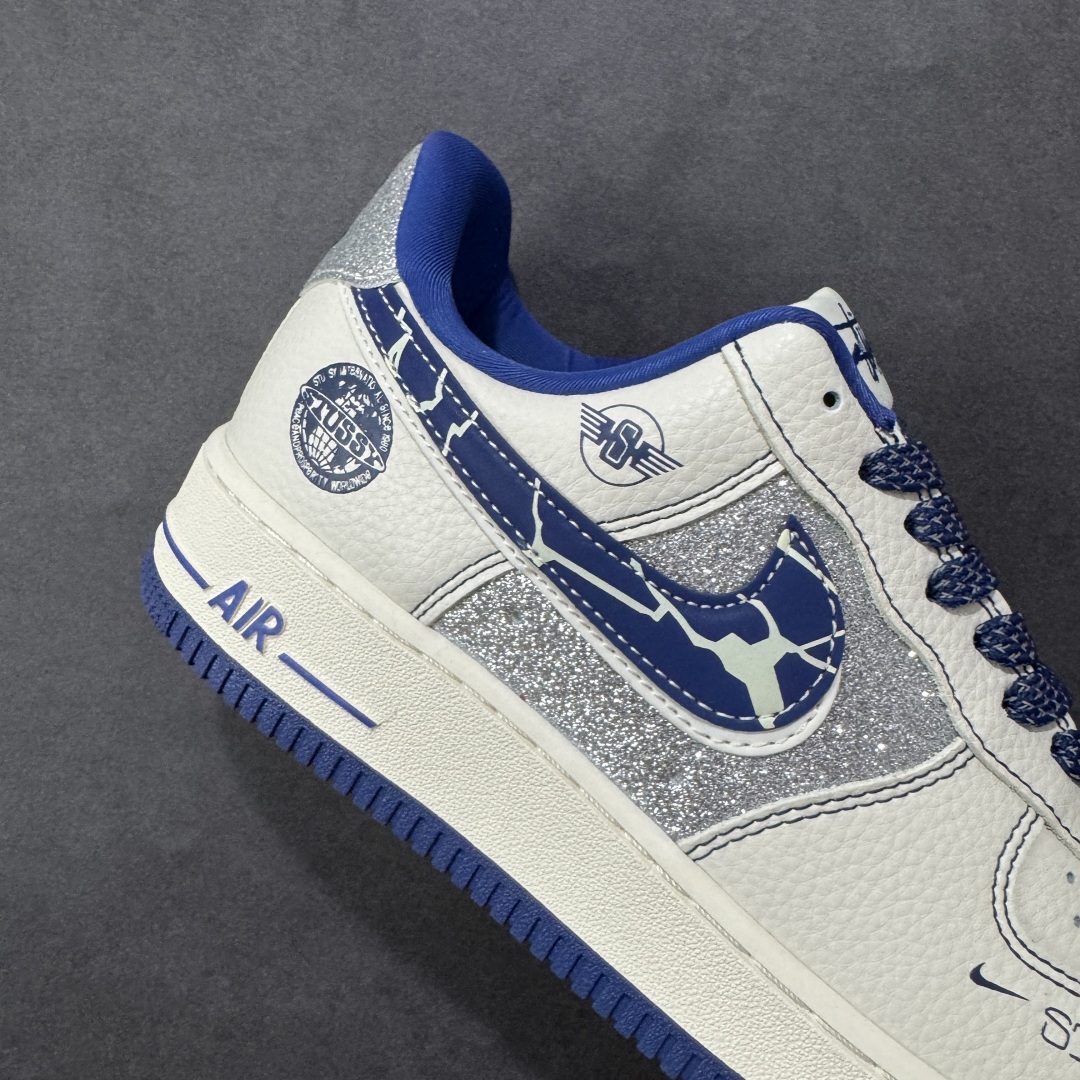 图片[6]-【定制版】Nike Air Force 1\’07 Low 斯图西联名 双勾 空军一号低帮休闲板鞋  #原楦头原纸板 原装鞋盒 定制五金配件 内置全掌气垫 原厂鞋底 货号：DD1982-306  尺码：36 36.5 37.5 38 38.5 39 40 40.5 41 42 42.5 43 44 44.5 45-选品中心