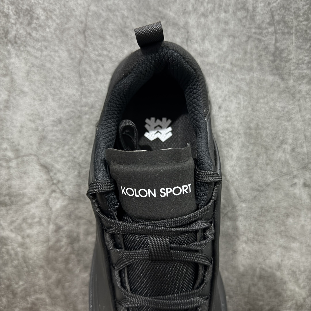 图片[8]-【莞产纯原】可隆KOLON SPORT 户外舒适柔软 防水支撑轻便回弹 低帮 徒步鞋 男款 黑色 脚感软到像踩云朵☁️—鞋面柔软贴合脚型，走石子路也不硌脚；防滑V黄金大底纹路深似锯齿，泥地、陡坡都稳稳拿捏，下雨天也不怕打滑。黑色耐脏又百搭，日常穿去上班是低调质感，进山徒步是可靠装备，从城市到山野，一双鞋承包所有 “出走计划” 尺码：39-44-选品中心