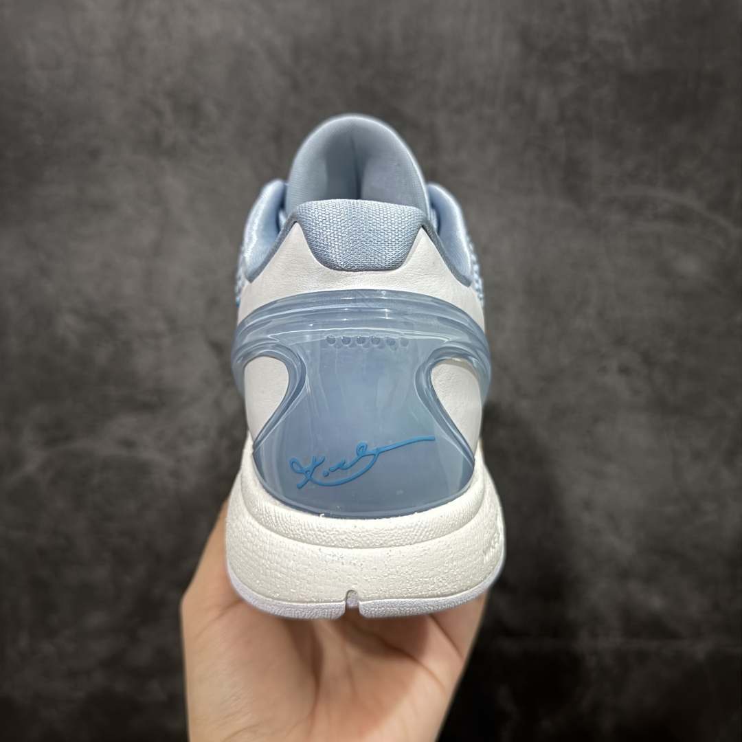 图片[4]-【GX纯原】NK Zoom Kobe 6 Protro 科比六代 蓝白 IO3672-400 完美复刻公司货 前掌超大Zoom Turbo气垫 后掌EVA缓震 真正的原汁原味 还原ZP脚感 全身鞋材卡料色独家定制 唯一正确喷漆工艺Swoosh 正确凹凸蛇鳞工艺 正确鞋面渐变效果 内全置真动飞态线 独立原厂模具 最大尺码达到48.5码 首批不拼图大几率过验 亲测已过 支持各种高强度实战 无需担心 上脚价 补货周期极长 脚宽建议买大半码 科比系列前掌偏窄 不影响二次销售 支持七天无理由退换 尺码：40 40.5 41 42 42.5 43 44 44.5 45 45.5 46 47.5 48.5 49.6 50.5-选品中心