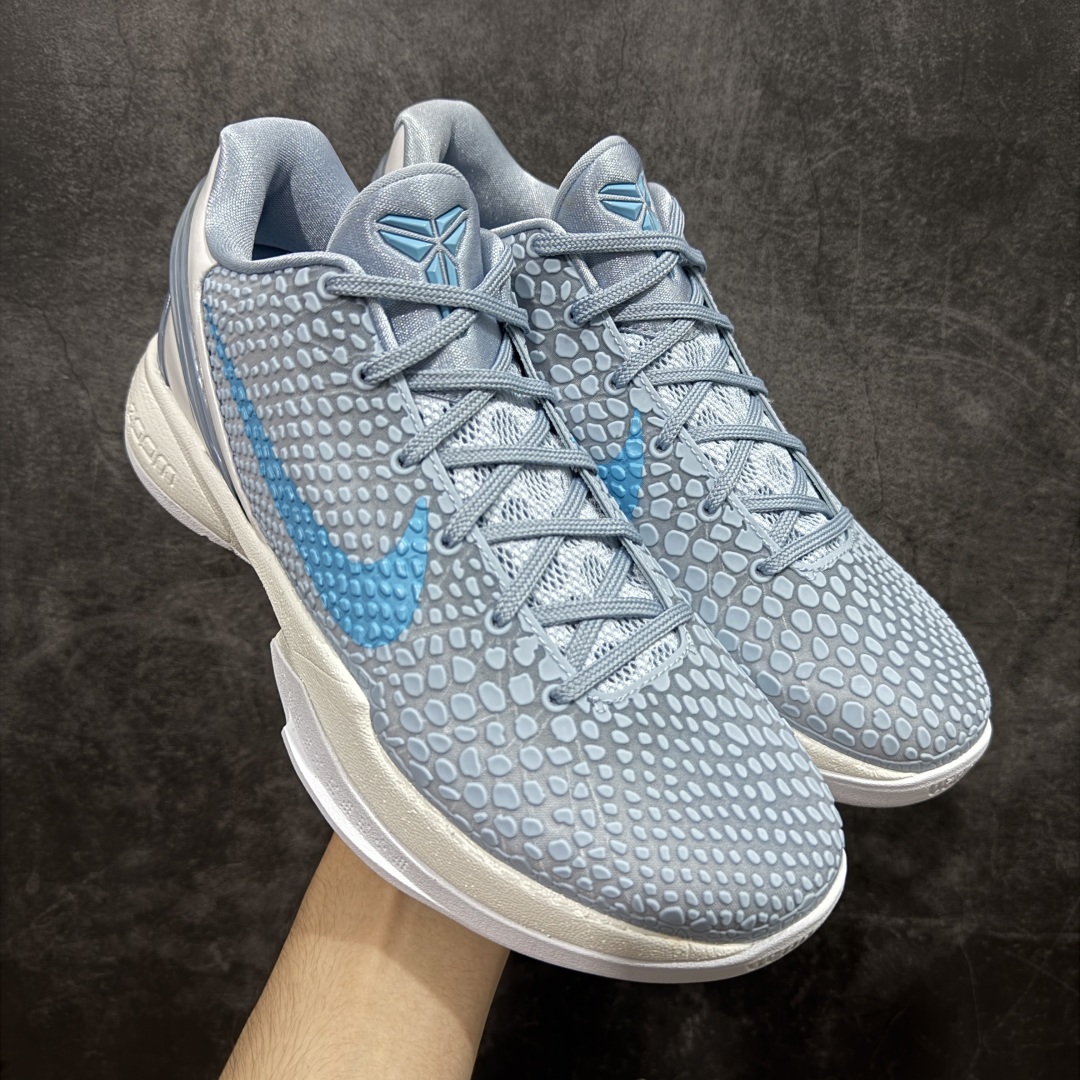 【GX纯原】NK Zoom Kobe 6 Protro 科比六代 蓝白 IO3672-400 完美复刻公司货 前掌超大Zoom Turbo气垫 后掌EVA缓震 真正的原汁原味 还原ZP脚感 全身鞋材卡料色独家定制 唯一正确喷漆工艺Swoosh 正确凹凸蛇鳞工艺 正确鞋面渐变效果 内全置真动飞态线 独立原厂模具 最大尺码达到48.5码 首批不拼图大几率过验 亲测已过 支持各种高强度实战 无需担心 上脚价 补货周期极长 脚宽建议买大半码 科比系列前掌偏窄 不影响二次销售 支持七天无理由退换 尺码:40 40.5 41 42 42.5 43 44 44.5 45 45.5 46 47.5 48.5 49.6 50.5-选品中心