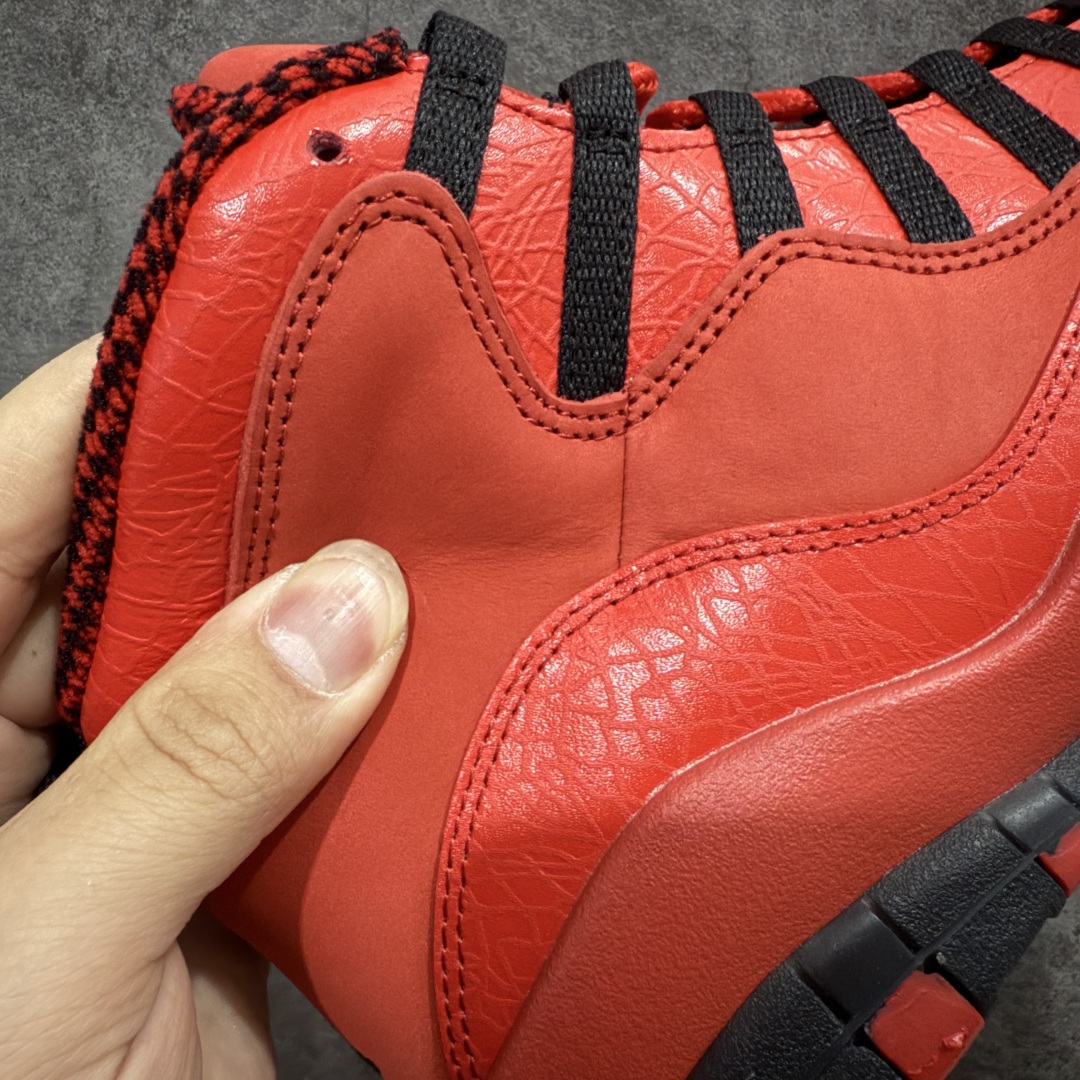 图片[3]-【外贸纯原】Air Jordan 10 OG“Steel”2025复刻 aj10 大红色 AJ9100-625 市场首发版本 高端品质 头层原厂皮料 原盒包装 圈内知名口碑大厂出品 原楦原纸板 原厂皮料 原厂碳板打造 极致一眼正品既视感 高端外贸零售专供品质 尺码：40 40.5 41 42 42.5 44 44.5 45 46 47.5-选品中心