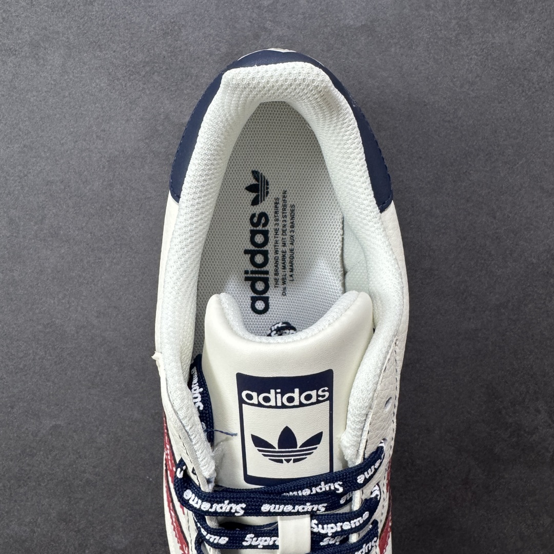图片[7]-【定制版】AD Originals Superstar x The North Face x Superme 白红蓝 高端定制休闲运动板鞋 采用全新头层拼接皮革材质 后跟采用特色3D立体印字 渠道正品订单 诠释市场最高工艺水平 全鞋进口头层皮料打造 货号：QC2604 尺码：36-45-选品中心