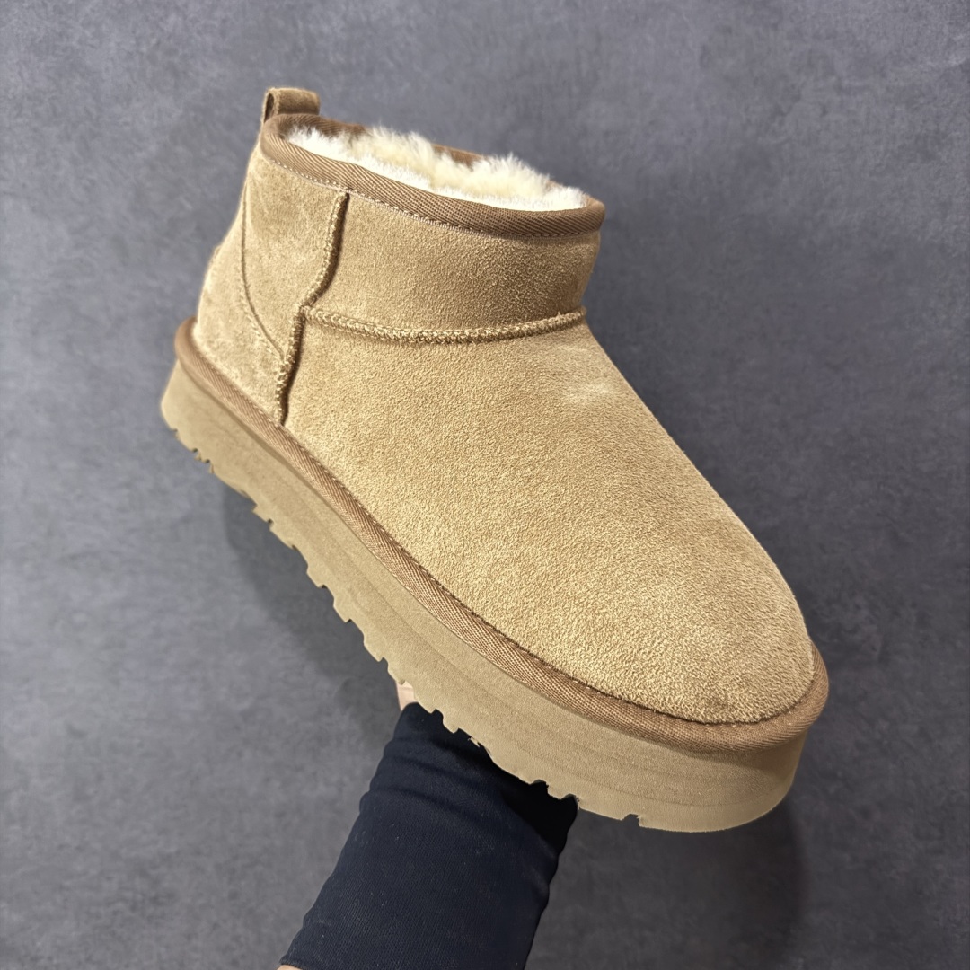图片[3]-【X1纯原版】全网最齐 ugg 90个配色 市面顶级版本 UGG Mini厚底短筒1135092 底厚3cm 小红书爆款 广州外贸大厂生产 鞋头到鞋垫真羊皮毛一体 独立外盒包装 芯片 带防水工艺 区别市面任何版本 5cm厚底 独立原版开发大底 羊绒鞋垫 冬季保暖外出 家居都是很适合的选择 进年uug推出款式系列 局部偏向年轻消费者喜好 也走到时尚潮流穿搭的前沿 鞋身材质 防泼水涂层翻毛皮鞋面 17毫米UGGPURE™植入式羊毛内底 轻便防滑舒适橡胶外底 带有品牌LOGO商标 带全套包装 尺码： 35 36 37 38 39 40-选品中心