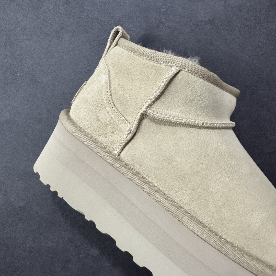 图片[6]-【X1纯原版】全网最齐 ugg 90个配色 市面顶级版本 UGG Mini厚底短筒1135092 底厚5cm 小红书爆款 广州外贸大厂生产 鞋头到鞋垫真羊皮毛一体 独立外盒包装 芯片 带防水工艺 区别市面任何版本 5cm厚底 独立原版开发大底 羊绒鞋垫 冬季保暖外出 家居都是很适合的选择 进年uug推出款式系列 局部偏向年轻消费者喜好 也走到时尚潮流穿搭的前沿 鞋身材质 防泼水涂层翻毛皮鞋面 17毫米UGGPURE™植入式羊毛内底 轻便防滑舒适橡胶外底 带有品牌LOGO商标 带全套包装 尺码： 35 36 37 38 39 40-选品中心