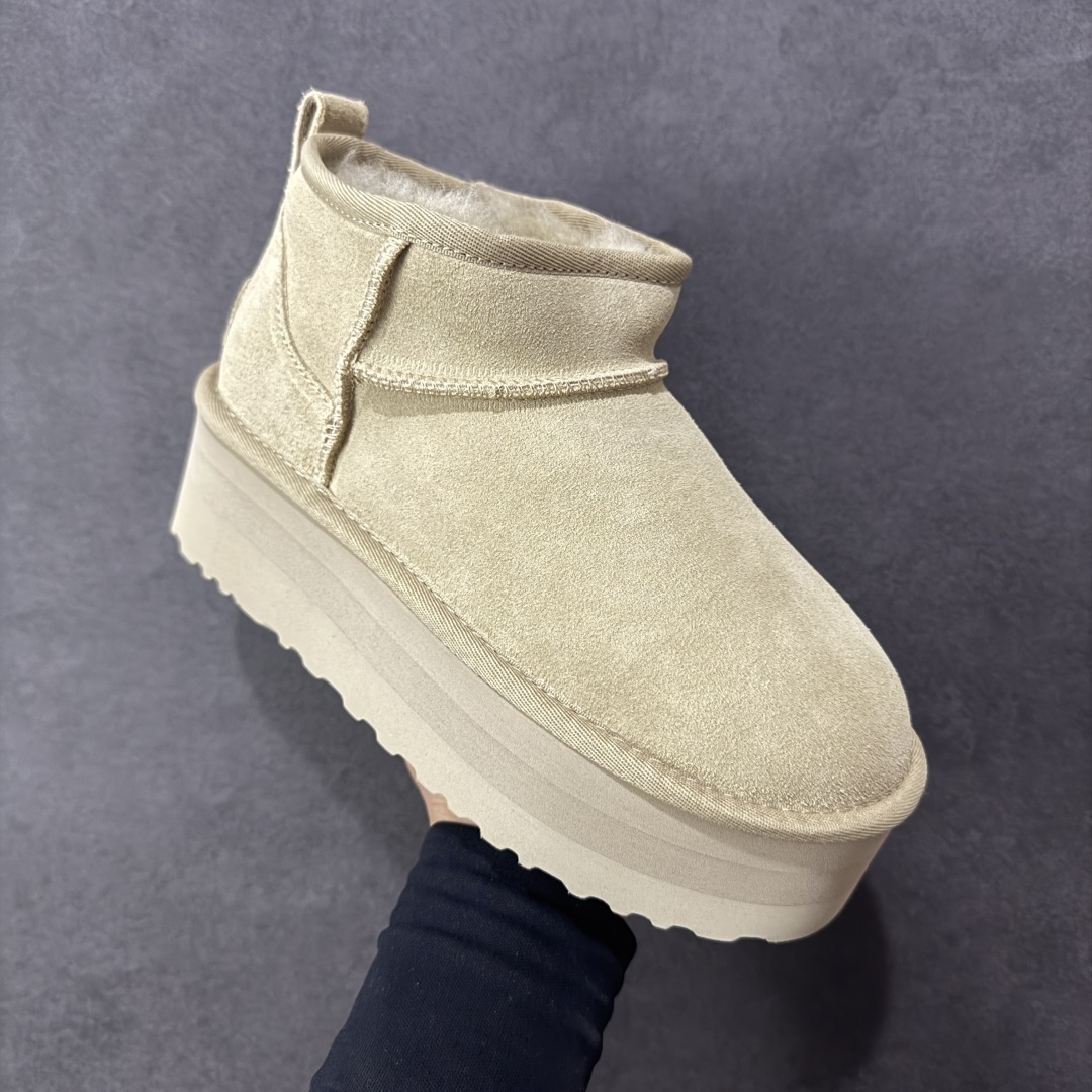 图片[3]-【X1纯原版】全网最齐 ugg 90个配色 市面顶级版本 UGG Mini厚底短筒1135092 底厚5cm 小红书爆款 广州外贸大厂生产 鞋头到鞋垫真羊皮毛一体 独立外盒包装 芯片 带防水工艺 区别市面任何版本 5cm厚底 独立原版开发大底 羊绒鞋垫 冬季保暖外出 家居都是很适合的选择 进年uug推出款式系列 局部偏向年轻消费者喜好 也走到时尚潮流穿搭的前沿 鞋身材质 防泼水涂层翻毛皮鞋面 17毫米UGGPURE™植入式羊毛内底 轻便防滑舒适橡胶外底 带有品牌LOGO商标 带全套包装 尺码： 35 36 37 38 39 40-选品中心