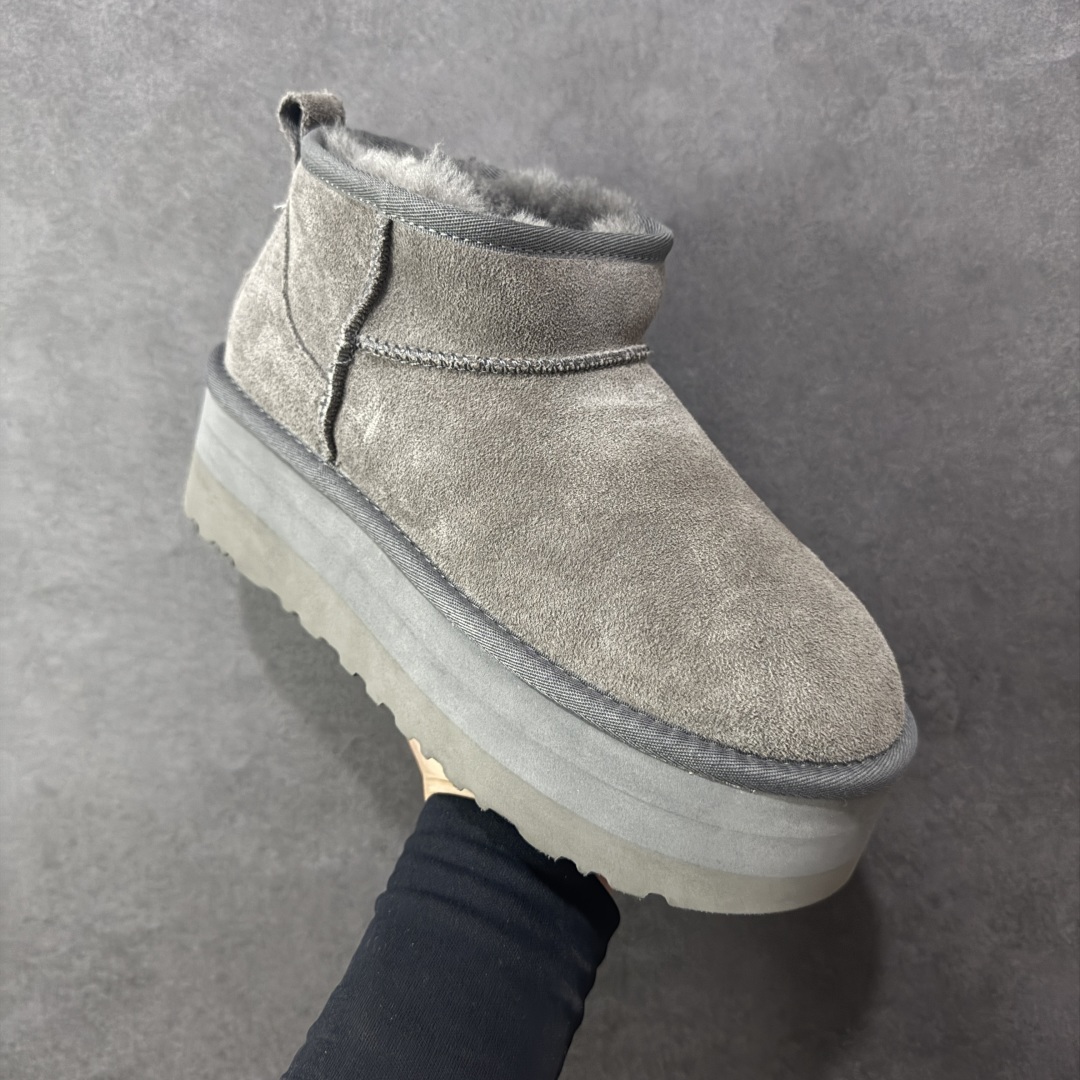 图片[3]-【X1纯原版】全网最齐 ugg 90个配色 市面顶级版本 UGG Mini厚底短筒1135092 底厚5cm 小红书爆款 广州外贸大厂生产 鞋头到鞋垫真羊皮毛一体 独立外盒包装 芯片 带防水工艺 区别市面任何版本 5cm厚底 独立原版开发大底 羊绒鞋垫 冬季保暖外出 家居都是很适合的选择 进年uug推出款式系列 局部偏向年轻消费者喜好 也走到时尚潮流穿搭的前沿 鞋身材质 防泼水涂层翻毛皮鞋面 17毫米UGGPURE™植入式羊毛内底 轻便防滑舒适橡胶外底 带有品牌LOGO商标 带全套包装 尺码： 35 36 37 38 39 40-选品中心