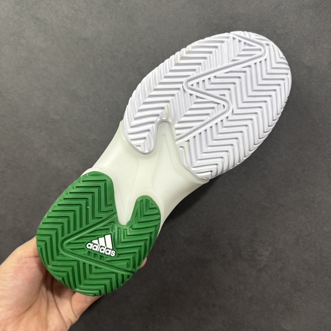 图片[9]-【公司级】Adidas Barricade 13 M LEATHER 百搭舒适 防滑耐磨 低帮 网球鞋 男款 白绿 JP7237 尺码：36-45带半码 编码：YBB260270-选品中心