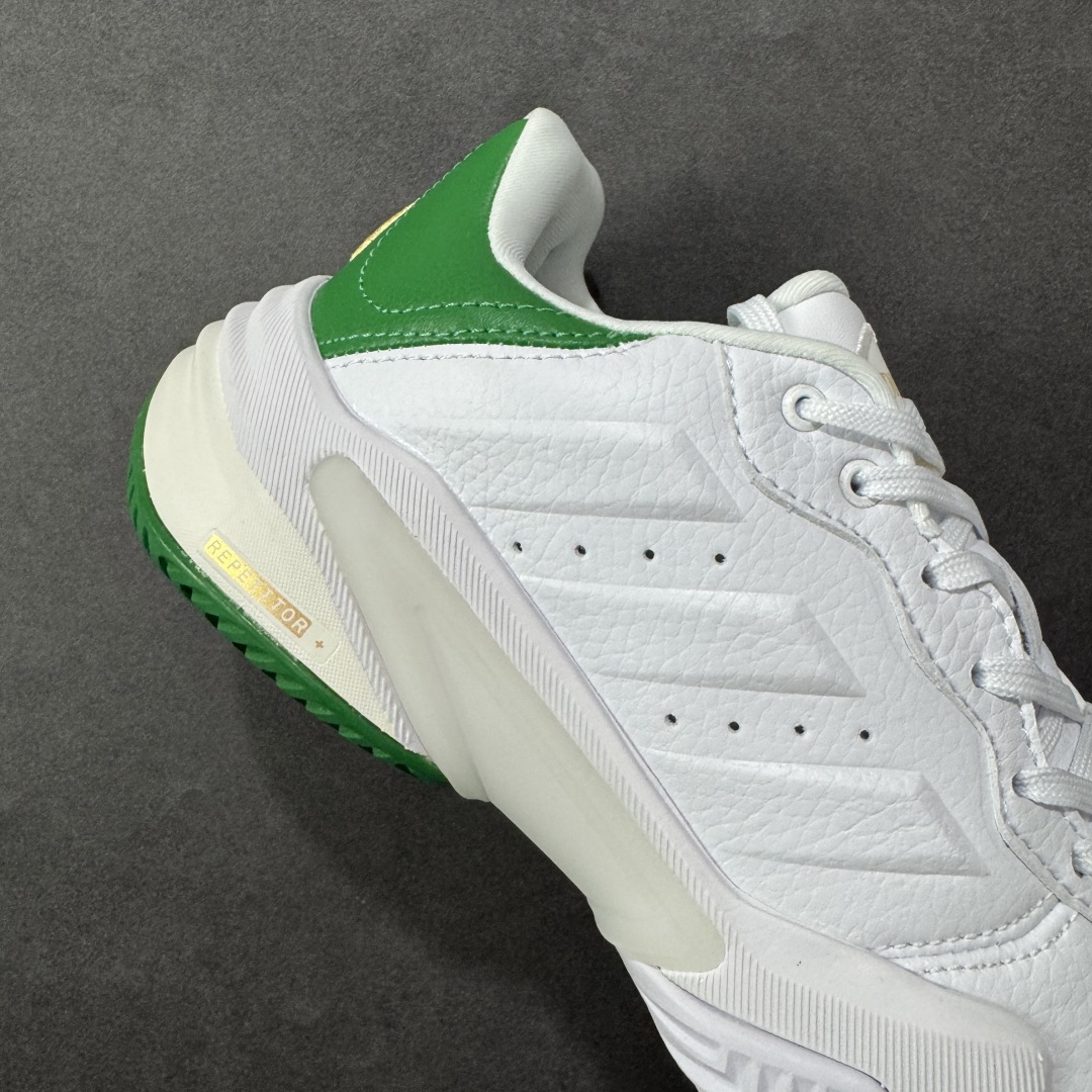 图片[6]-【公司级】Adidas Barricade 13 M LEATHER 百搭舒适 防滑耐磨 低帮 网球鞋 男款 白绿 JP7237 尺码：36-45带半码 编码：YBB260270-选品中心