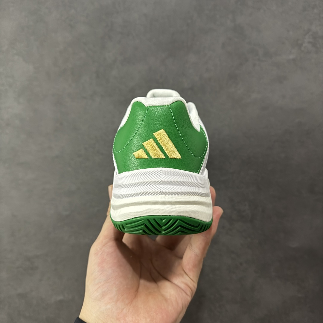 图片[4]-【公司级】Adidas Barricade 13 M LEATHER 百搭舒适 防滑耐磨 低帮 网球鞋 男款 白绿 JP7237 尺码：36-45带半码 编码：YBB260270-选品中心