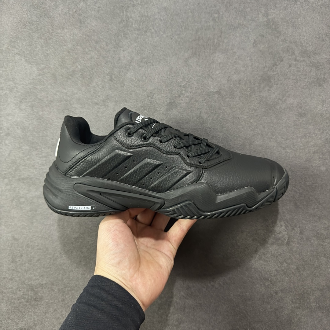 【公司级】Adidas Barricade 13 M LEATHER 百搭舒适 防滑耐磨 低帮 网球鞋 男款 白绿 JP7238 尺码:36-45带半码 编码:YBB260270-选品中心