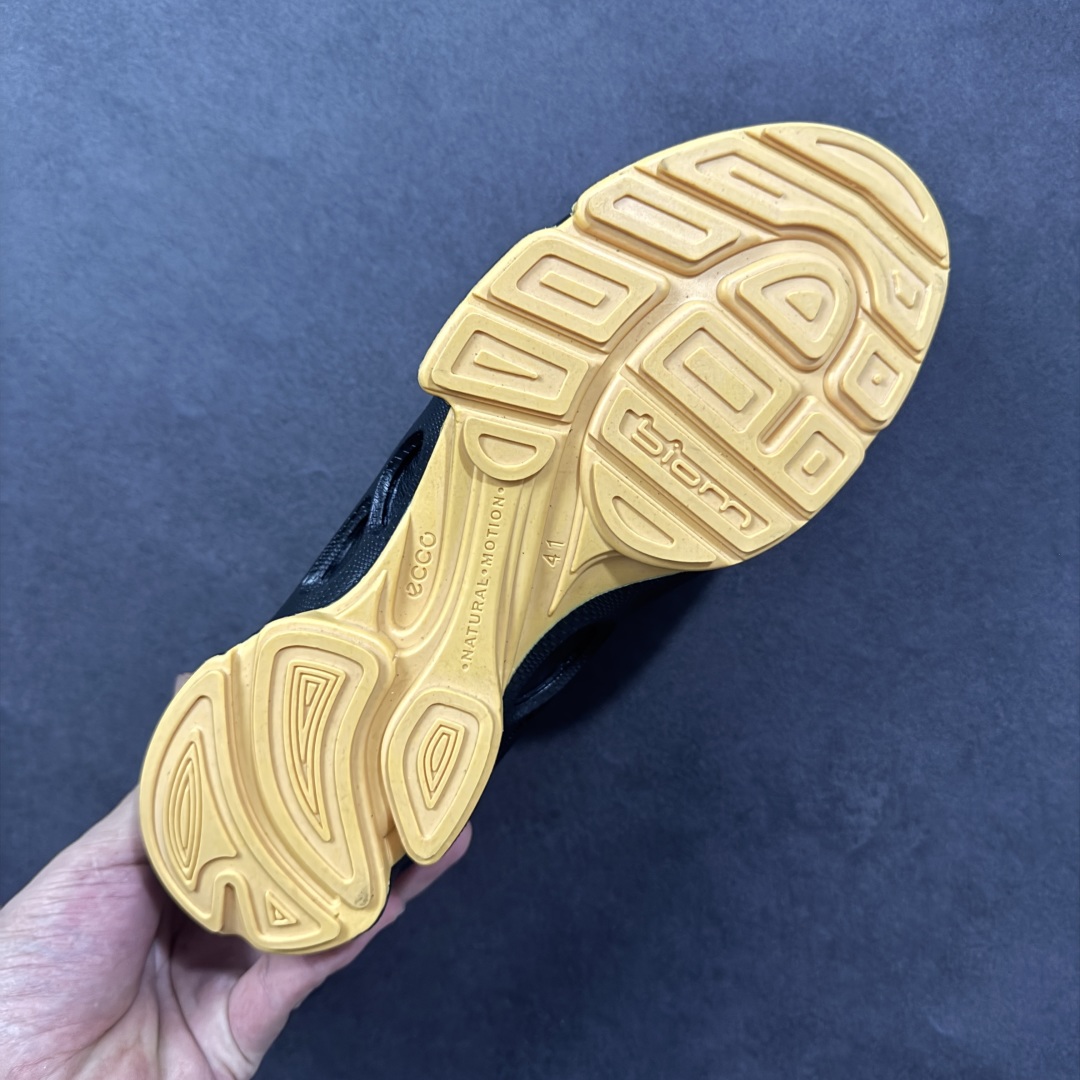 图片[9]-【公司级头层版】ECCO爱步老爹鞋男士夏季经典运动鞋 健步BIOM系列 全新的轻量发泡底材与直接注塑橡胶大底相结合 柔软舒适，轻量回弹，脚感更轻盈 鞋面采用GORE-TEX飞织网面与牛皮相结合 给你贴心透气呵护 自然律动科技 符合人体工学鞋楦 贴近足部天然形态 橡胶大底，抓地力强，具有良好的耐磨性 轻盈自如 适跑畅练 尺码：39-45-选品中心