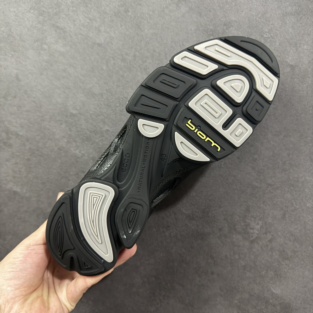 图片[9]-【公司级头层版】ECCO爱步老爹鞋男士夏季经典运动鞋 健步BIOM系列 全新的轻量发泡底材与直接注塑橡胶大底相结合 柔软舒适，轻量回弹，脚感更轻盈 鞋面采用GORE-TEX飞织网面与牛皮相结合 给你贴心透气呵护 自然律动科技 符合人体工学鞋楦 贴近足部天然形态 橡胶大底，抓地力强，具有良好的耐磨性 轻盈自如 适跑畅练 尺码：39-45-选品中心
