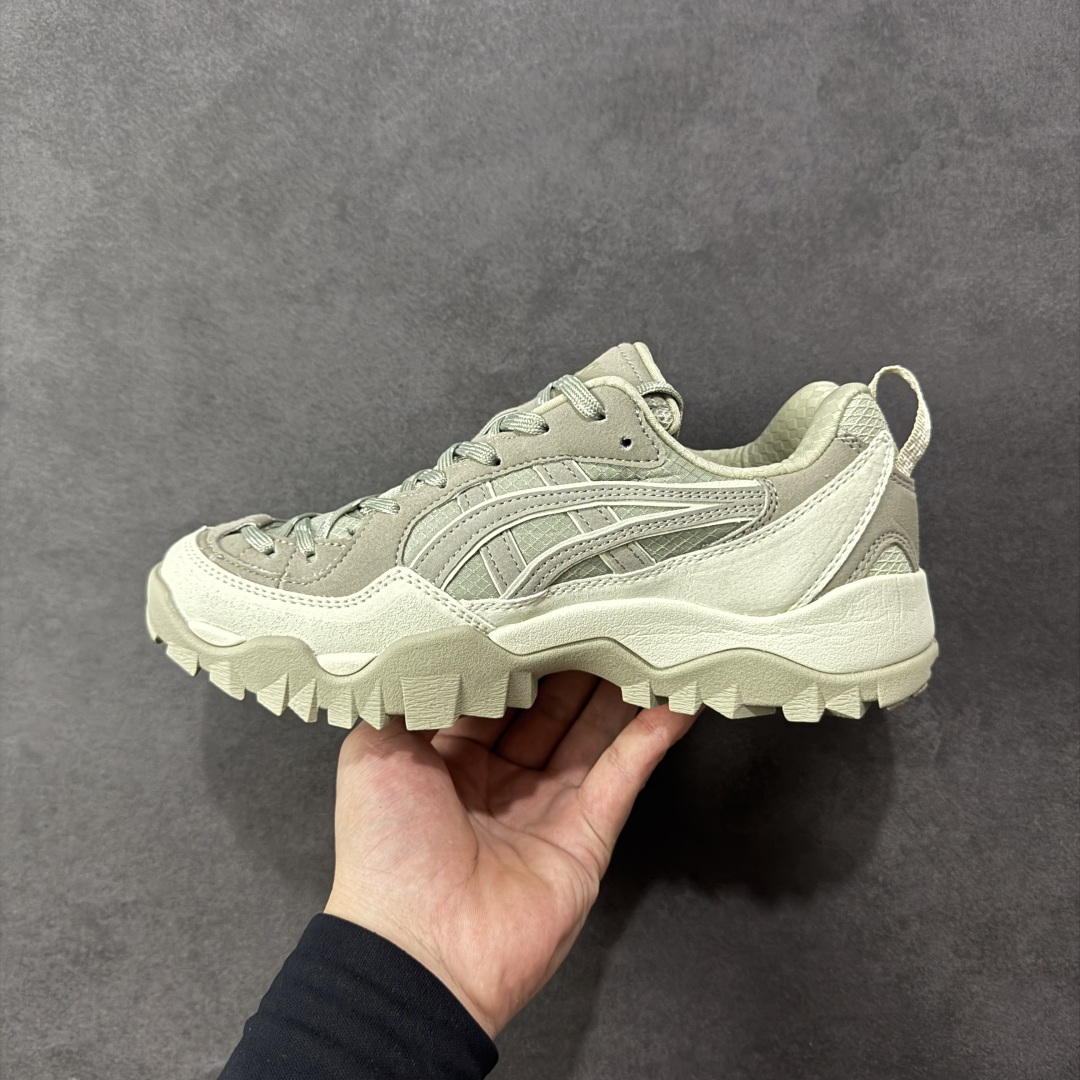 图片[2]-【公司级】Asics Gel-PICKAX 纯原版本 亚瑟士运动休闲透气专业跑鞋 鞋面采用反绒皮与网布拼接 透气舒适兼具休闲时尚 结合简明的配色 展现品牌的传承 及引领复古流行的主题 虎爪造型的LOGO 鞋身稳定包裹系统 支撑鞋身 经典宽大鞋型配备防偏移设计 提升包裹性 穿着舒适 鞋面透气孔设计 提供透气性 尺码：36 37 37.5 38 39 39.5 40 40.5 41.5 42 42.5 43.5 44 45-选品中心