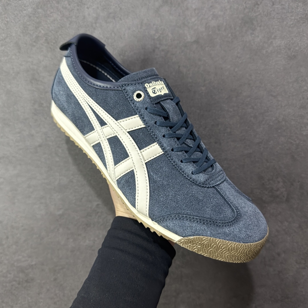 图片[3]-【公司级】Asics Tiger 鬼冢虎 Mexico 66 SD款 蓝白 印尼厂Oem原单材料 实拍上架 其余全部客供材料 淘宝B级代购店铺内供💯 四联官方吊牌 乳胶组合鞋垫、羊皮纸质中底 不用宰手买专柜 这里满足你👊🏼 尺码：36-45-选品中心