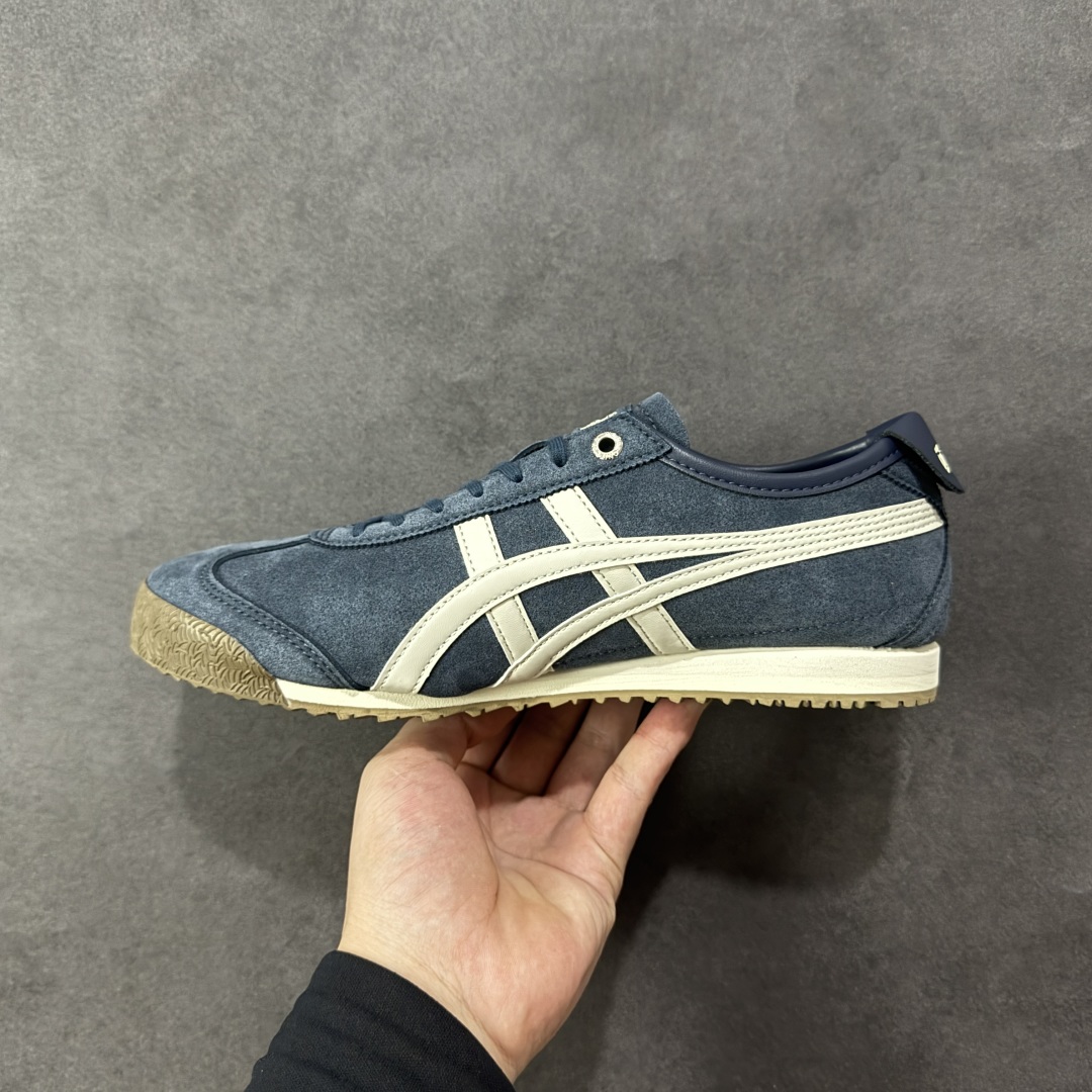 图片[2]-【公司级】Asics Tiger 鬼冢虎 Mexico 66 SD款 蓝白 印尼厂Oem原单材料 实拍上架 其余全部客供材料 淘宝B级代购店铺内供💯 四联官方吊牌 乳胶组合鞋垫、羊皮纸质中底 不用宰手买专柜 这里满足你👊🏼 尺码：36-45-选品中心