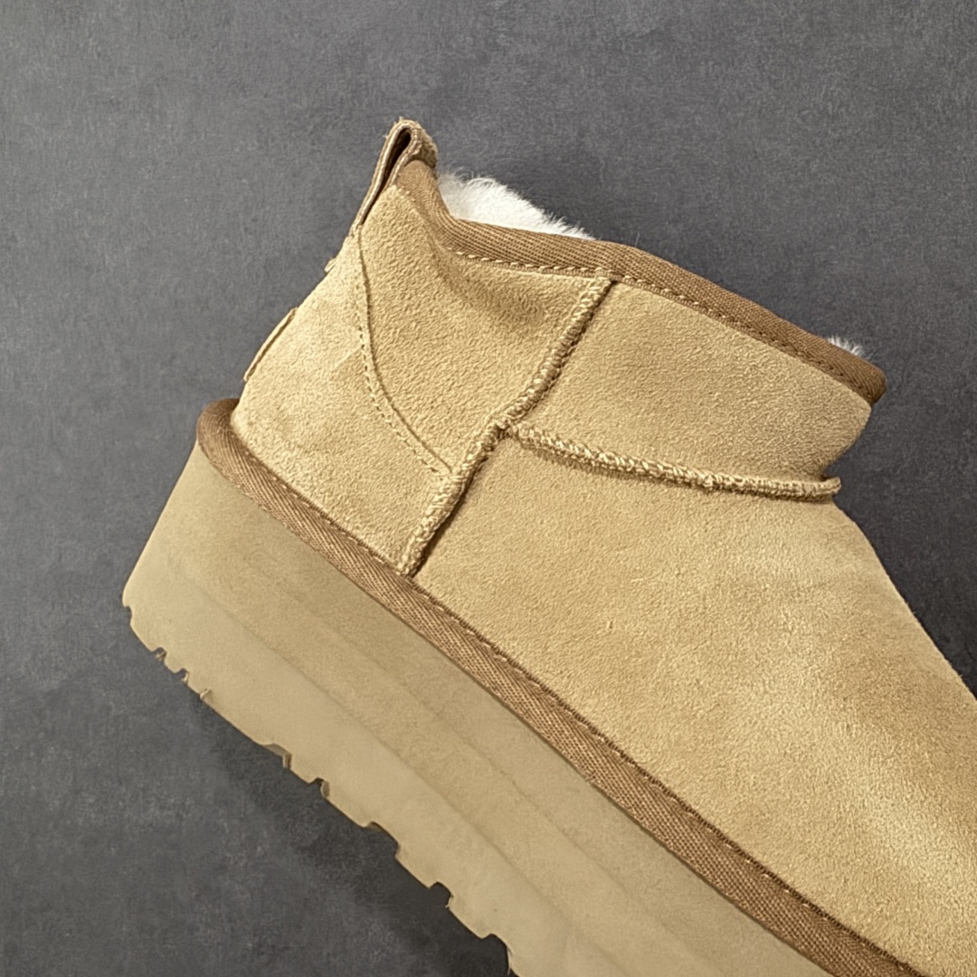 图片[5]-【X1纯原版】全网最齐 ugg 90个配色 市面顶级版本 UGG Mini厚底短筒1135092 底厚5cm 小红书爆款 广州外贸大厂生产 鞋头到鞋垫真羊皮毛一体 独立外盒包装 芯片 带防水工艺 区别市面任何版本 5cm厚底 独立原版开发大底 羊绒鞋垫 冬季保暖外出 家居都是很适合的选择 进年uug推出款式系列 局部偏向年轻消费者喜好 也走到时尚潮流穿搭的前沿 鞋身材质 防泼水涂层翻毛皮鞋面 17毫米UGGPURE™植入式羊毛内底 轻便防滑舒适橡胶外底 带有品牌LOGO商标 带全套包装 尺码： 35 36 37 38 39 40-选品中心