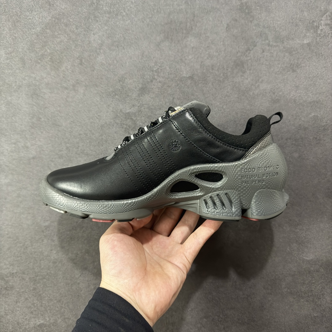 图片[2]-【公司级头层版】ECCO爱步老爹鞋男士夏季经典运动鞋 健步BIOM系列 全新的轻量发泡底材与直接注塑橡胶大底相结合 柔软舒适，轻量回弹，脚感更轻盈 鞋面采用GORE-TEX飞织网面与牛皮相结合 给你贴心透气呵护 自然律动科技 符合人体工学鞋楦 贴近足部天然形态 橡胶大底，抓地力强，具有良好的耐磨性 轻盈自如 适跑畅练 尺码：39-45-选品中心