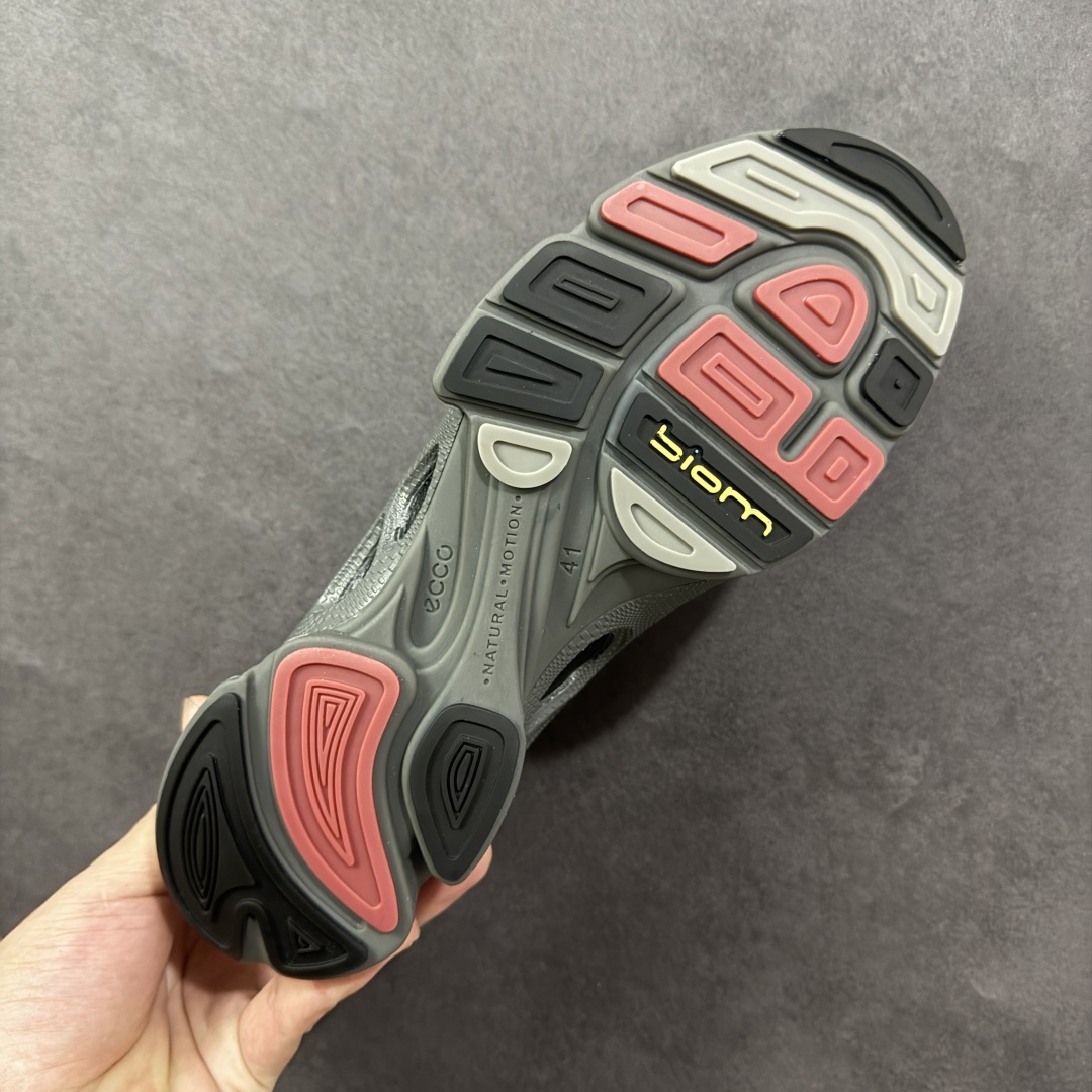 图片[9]-【公司级头层版】ECCO爱步老爹鞋男士夏季经典运动鞋 健步BIOM系列 全新的轻量发泡底材与直接注塑橡胶大底相结合 柔软舒适，轻量回弹，脚感更轻盈 鞋面采用GORE-TEX飞织网面与牛皮相结合 给你贴心透气呵护 自然律动科技 符合人体工学鞋楦 贴近足部天然形态 橡胶大底，抓地力强，具有良好的耐磨性 轻盈自如 适跑畅练 尺码：39-45-选品中心