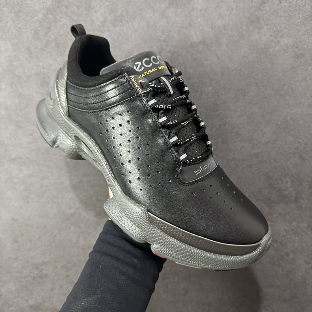 图片[3]-【公司级头层版】ECCO爱步老爹鞋男士夏季经典运动鞋 健步BIOM系列 全新的轻量发泡底材与直接注塑橡胶大底相结合 柔软舒适，轻量回弹，脚感更轻盈 鞋面采用GORE-TEX飞织网面与牛皮相结合 给你贴心透气呵护 自然律动科技 符合人体工学鞋楦 贴近足部天然形态 橡胶大底，抓地力强，具有良好的耐磨性 轻盈自如 适跑畅练 尺码：39-45-选品中心