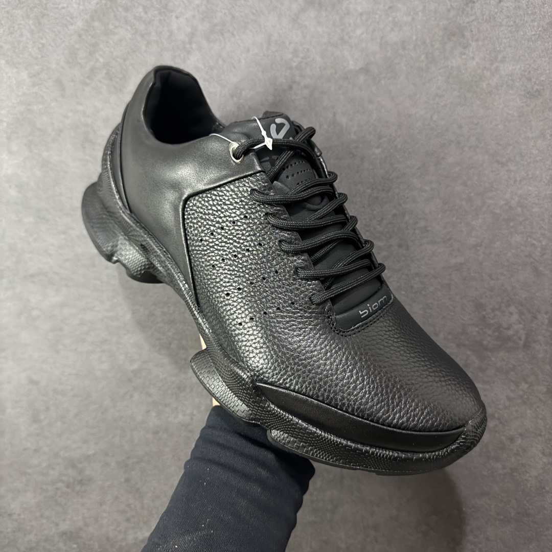 图片[3]-【公司级头层版】ECCO爱步老爹鞋男士夏季经典运动鞋 健步BIOM系列 全新的轻量发泡底材与直接注塑橡胶大底相结合 柔软舒适，轻量回弹，脚感更轻盈 鞋面采用GORE-TEX飞织网面与牛皮相结合 给你贴心透气呵护 自然律动科技 符合人体工学鞋楦 贴近足部天然形态 橡胶大底，抓地力强，具有良好的耐磨性 轻盈自如 适跑畅练 尺码：39-45-选品中心