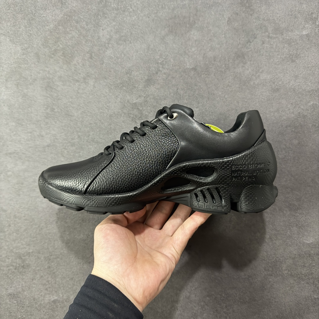 图片[2]-【公司级头层版】ECCO爱步老爹鞋男士夏季经典运动鞋 健步BIOM系列 全新的轻量发泡底材与直接注塑橡胶大底相结合 柔软舒适，轻量回弹，脚感更轻盈 鞋面采用GORE-TEX飞织网面与牛皮相结合 给你贴心透气呵护 自然律动科技 符合人体工学鞋楦 贴近足部天然形态 橡胶大底，抓地力强，具有良好的耐磨性 轻盈自如 适跑畅练 尺码：39-45-选品中心