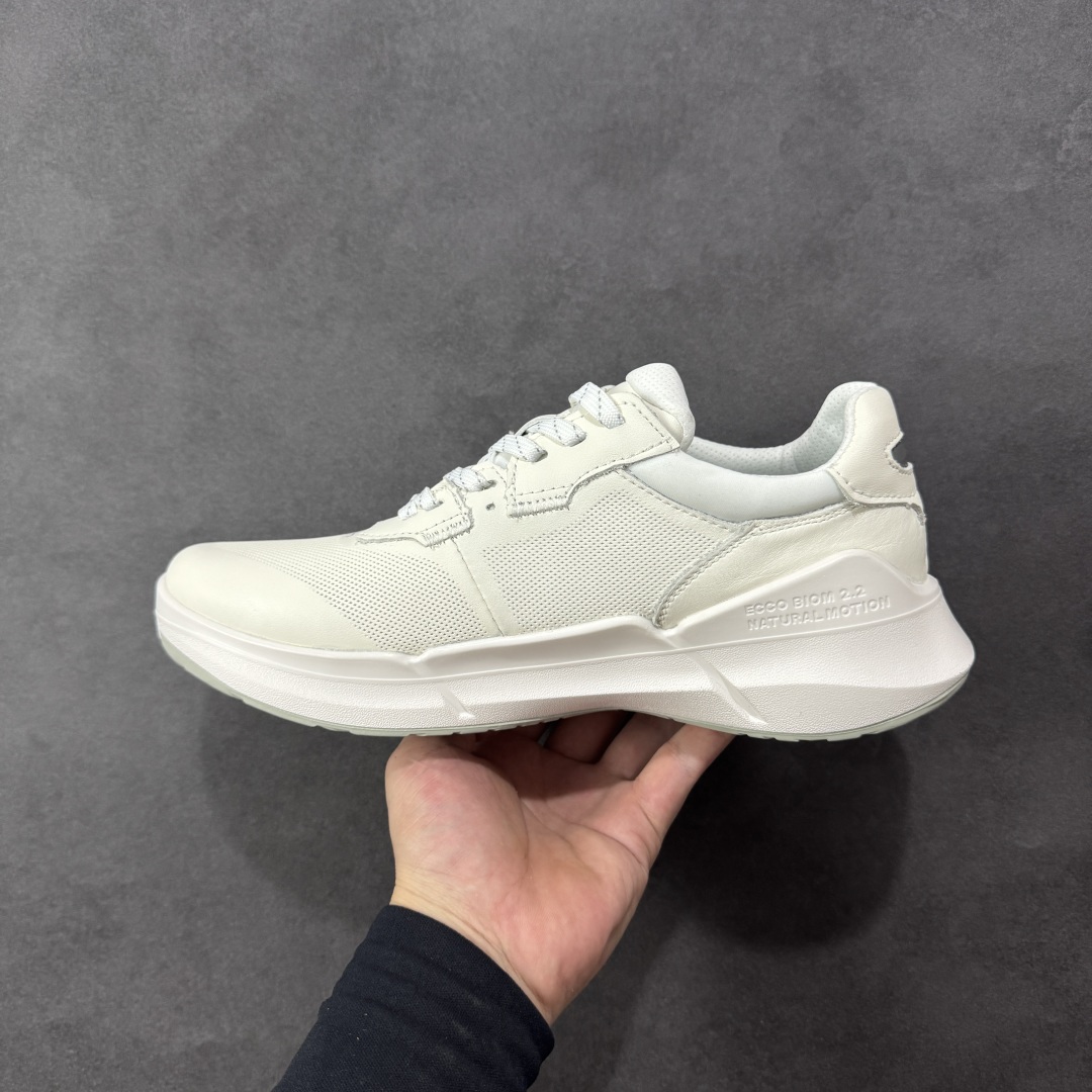 图片[2]-【公司级头层版】ECCO爱步老爹鞋男士夏季经典运动鞋 健步BIOM系列 全新的轻量发泡底材与直接注塑橡胶大底相结合 柔软舒适，轻量回弹，脚感更轻盈 鞋面采用GORE-TEX飞织网面与牛皮相结合 给你贴心透气呵护 自然律动科技 符合人体工学鞋楦 贴近足部天然形态 橡胶大底，抓地力强，具有良好的耐磨性 轻盈自如 适跑畅练 尺码：39-45-选品中心