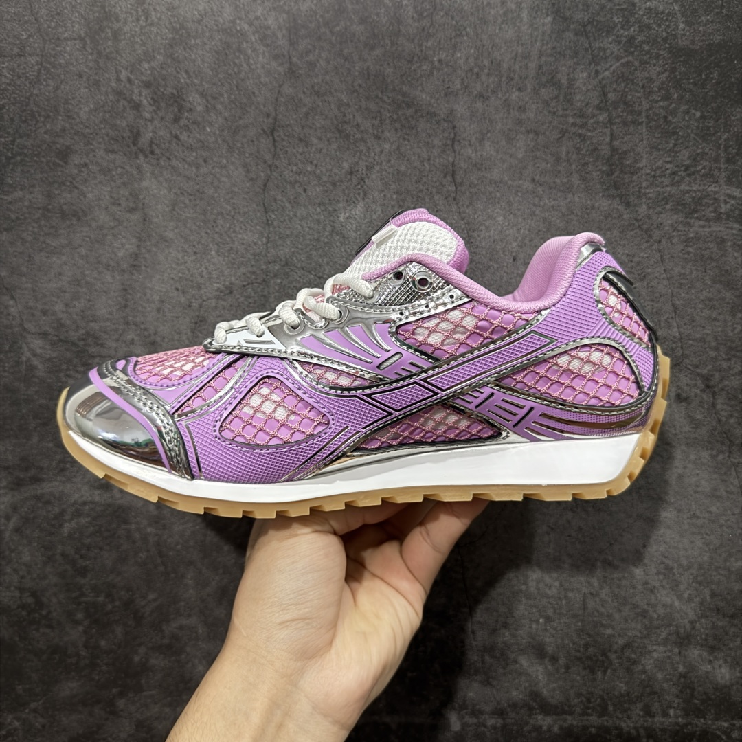 图片[2]-【纯原N版】宝缇嘉/葆蝶家-Bottega Veneta Orbit Lace-up Low Sneakers BV 轨道系列系带低帮透气舒适休闲运动鞋 可平替M版 配件包装基本一样 男女鞋原楦原纸版开发版 采用轻质科技菱形网布面料鞋面材质 内嵌透气网面贴合加厚PU缓震乳胶脚垫 外置防变形耐磨TPU橡胶大底❗️ 尺码：35-40-选品中心