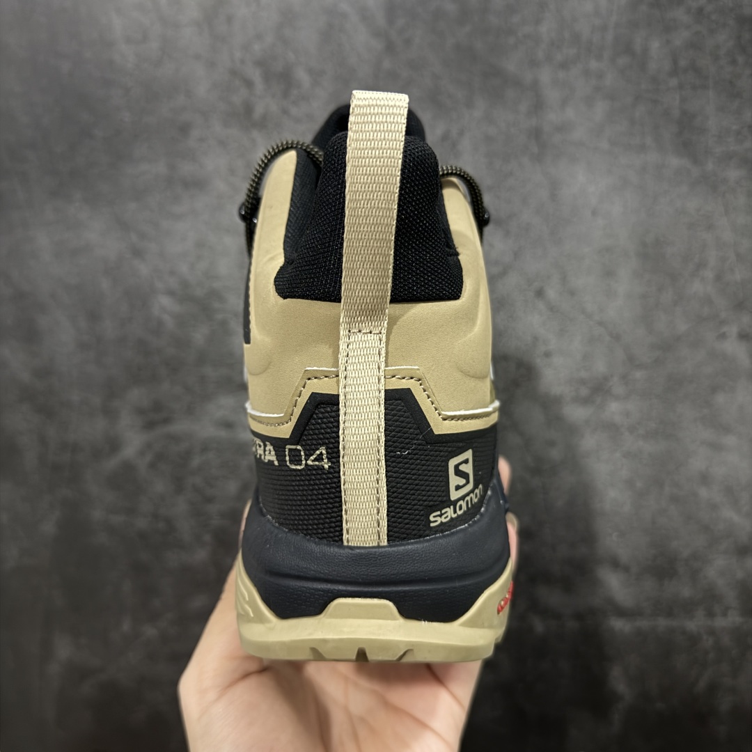 图片[4]-【莞产版本】SALOMON萨洛蒙 X Ultra 4 MID GTX 舒适 耐磨防水包裹性支撑抗冲击 中帮 户外功能鞋 男款 Salomon萨洛蒙 X ULTRA 4 MID GTX 从整体的鞋身设计不难看出从大哥4D的影子，无论是分段的鞋头包裹还是鞋侧的锯尺化设计，都沿袭了这一经典的设计理念。极致的性能与穿着的舒适性这盏天平它找到了绝妙的平衡。Advanced Chassis®这款大底的耐用性和抓地力相当不错，这双鞋上能漫步山野 下能融入城市之间。 尺码：40-46-选品中心