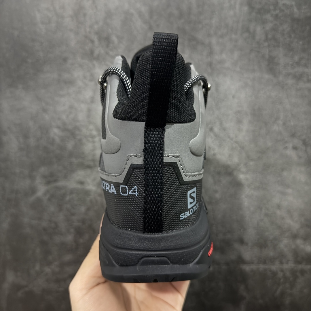图片[4]-【莞产版本】SALOMON萨洛蒙 X Ultra 4 MID GTX 舒适 耐磨防水包裹性支撑抗冲击 中帮 户外功能鞋 男款 Salomon萨洛蒙 X ULTRA 4 MID GTX 从整体的鞋身设计不难看出从大哥4D的影子，无论是分段的鞋头包裹还是鞋侧的锯尺化设计，都沿袭了这一经典的设计理念。极致的性能与穿着的舒适性这盏天平它找到了绝妙的平衡。Advanced Chassis®这款大底的耐用性和抓地力相当不错，这双鞋上能漫步山野 下能融入城市之间。 尺码：40-46-选品中心