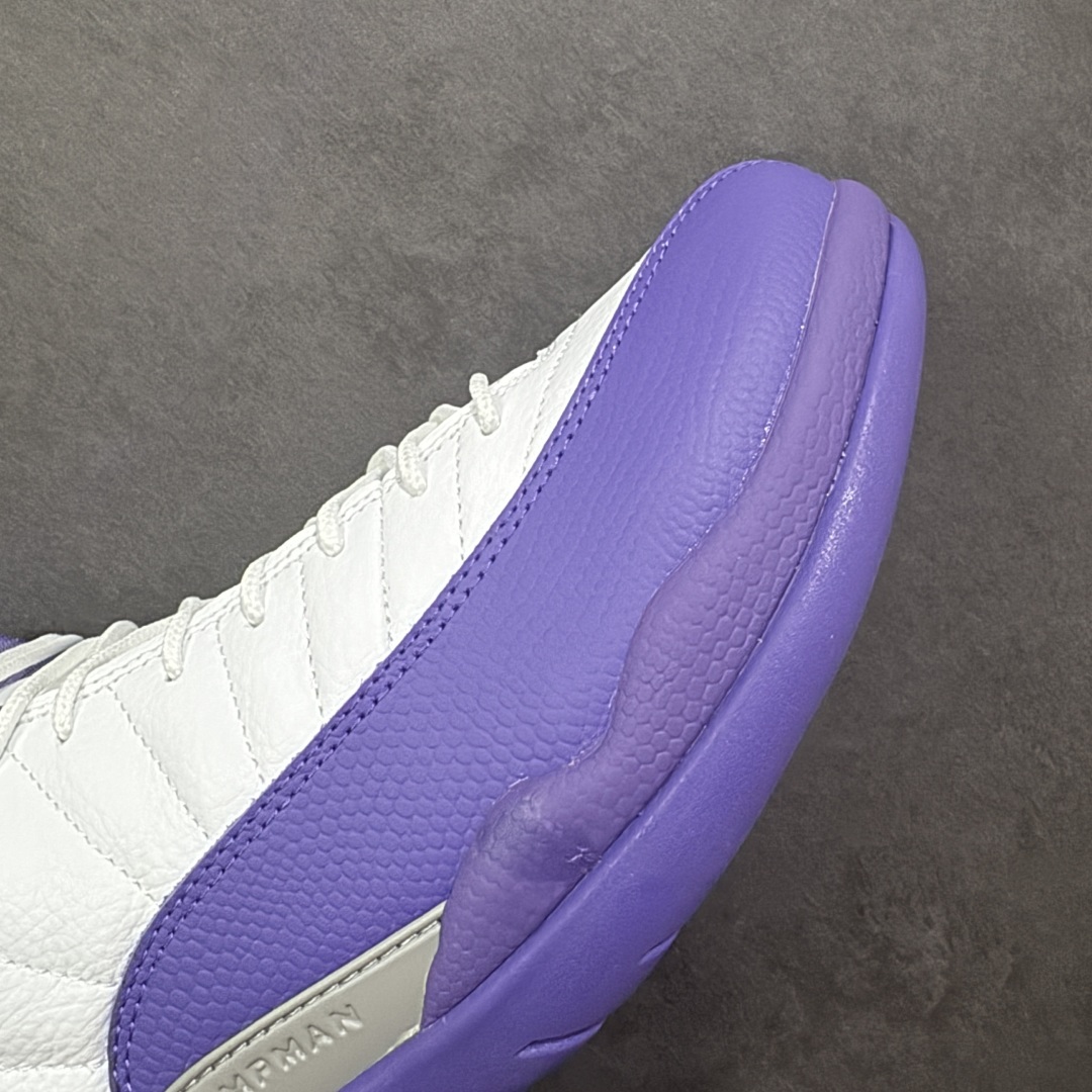 图片[5]-【头层真碳版】Air Jordan AJ12 Retro 篮球鞋 正确版型 头层皮料 真碳板 原厂定制金属扣 原厂电绣 超高性价比 货号：CT8013-150 尺码：40 40.5 41 42 42.5 43 44 44.5 45 45.5 46 47.5 48 编码：GLB320330-选品中心