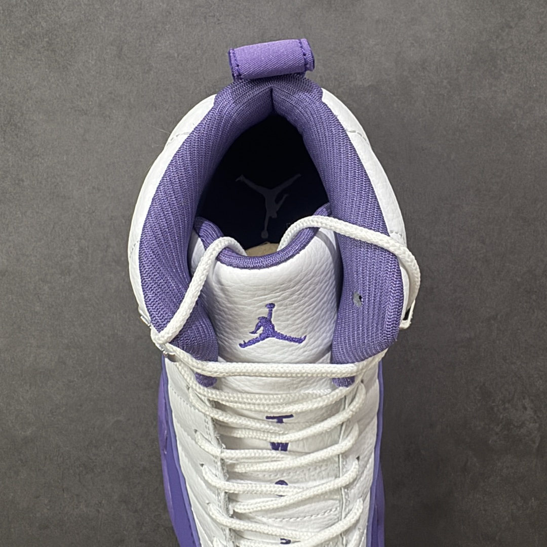 图片[7]-【头层真碳版】Air Jordan AJ12 Retro 篮球鞋 正确版型 头层皮料 真碳板 原厂定制金属扣 原厂电绣 超高性价比 货号：CT8013-150 尺码：40 40.5 41 42 42.5 43 44 44.5 45 45.5 46 47.5 48 编码：GLB320330-选品中心