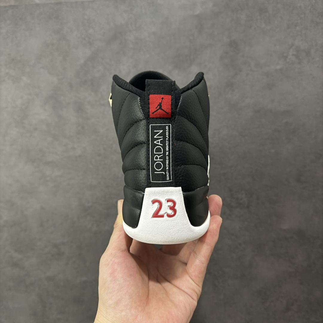 图片[4]-【头层真碳版】Air Jordan AJ12 Retro 篮球鞋 正确版型 头层皮料 真碳板 原厂定制金属扣 原厂电绣 超高性价比 货号：CT8013-006 尺码：40 40.5 41 42 42.5 43 44 44.5 45 45.5 46 47.5 48 编码：GLB320330-选品中心