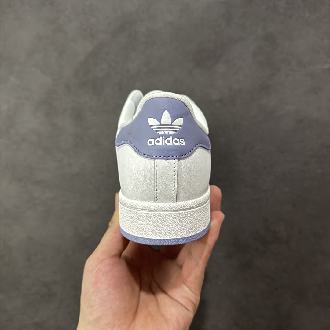 图片[4]-【公司级】AD Originals Superstar 2 贝壳头 白紫 原装公司级 采用全新头层拼接皮革材质 后跟采用特色3D立体印字 渠道正品订单 诠释市场最高工艺水平 全鞋进口头层皮料打造。区别市面普通真标版本，进出专柜无压力 货号：JS1373 尺码：36-40-选品中心