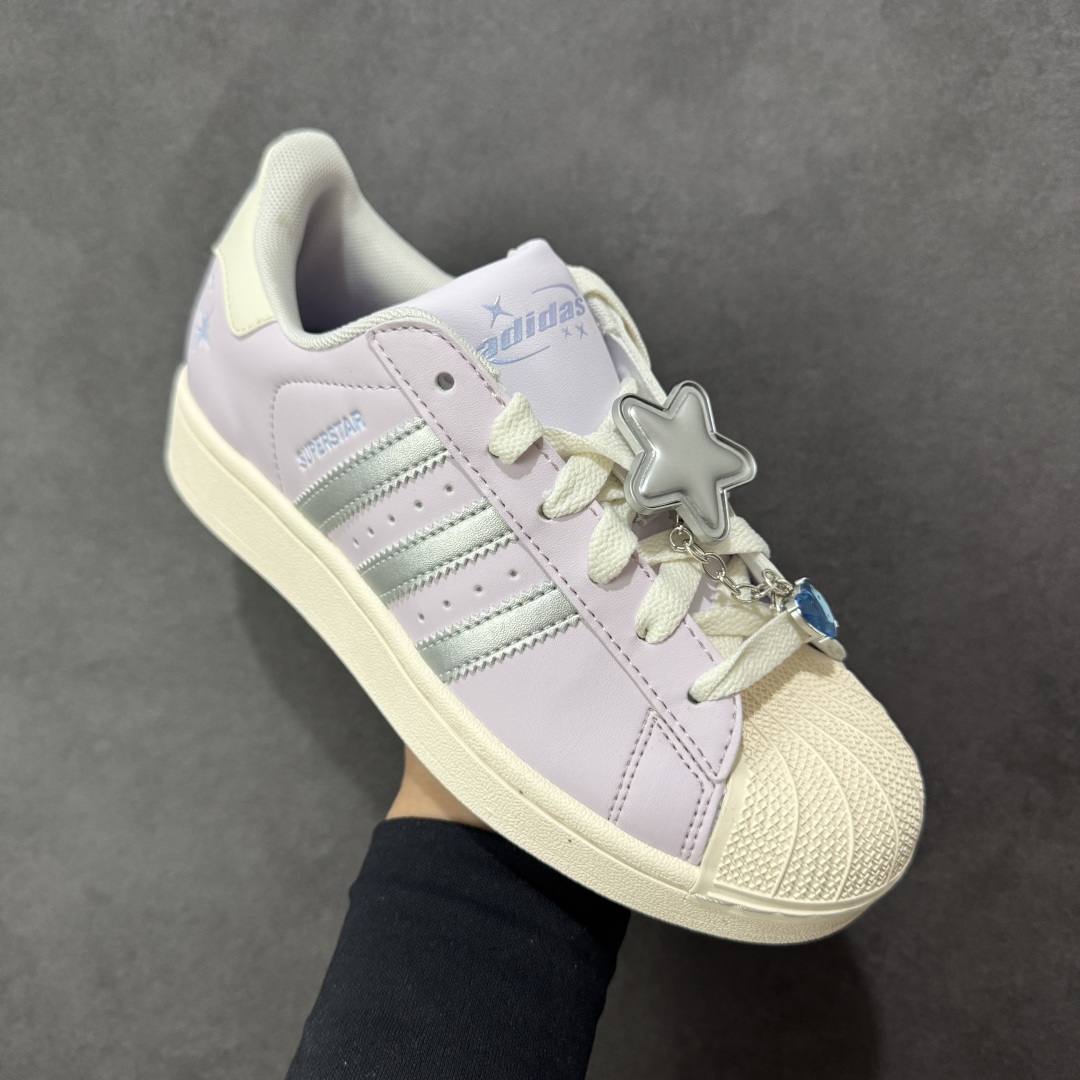 图片[3]-【H11纯原】平台爆款adidas originals Superstar 2粉紫 货号：JQ8776 尺码：35 36 36.5 37.5 38 38.5 39 40-选品中心