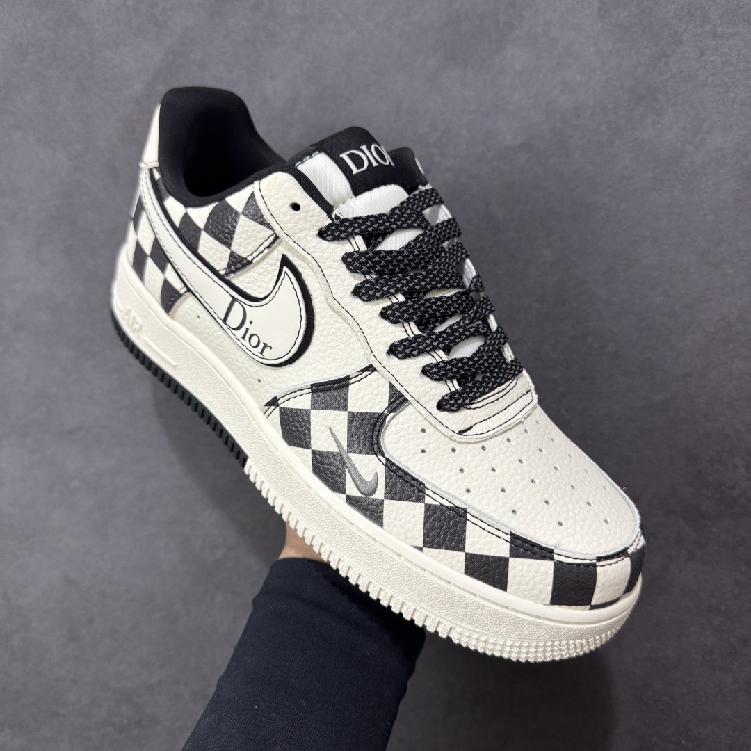 图片[3]-【定制版】Dior x Nk Air Force 1’07 定制配色 迪奥联名 空军一号低帮经典低帮休闲百搭板鞋 定制鞋盒 大厂流水作业生产 超高清洁度 皮料切割干净无任何毛边 内置蜂窝气垫 细节完美 货号：KJ1688-022  尺码：36 36.5 37.5 38 38.5 39 40 40.5 41 42 42.5 43 44 44.5 45 编码：HXSB310320-选品中心