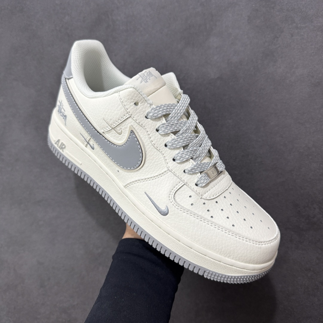 图片[3]-【定制版】Nike Air Force 1\’07 Low 斯图西 米灰小三勾 空军一号低帮休闲板鞋  #原楦头原纸板 原装鞋盒 定制五金配件 内置全掌气垫 原厂鞋底 货号：CS5288-040  尺码：36 36.5 37.5 38 38.5 39 40 40.5 41 42 42.5 43 44 44.5 45-选品中心