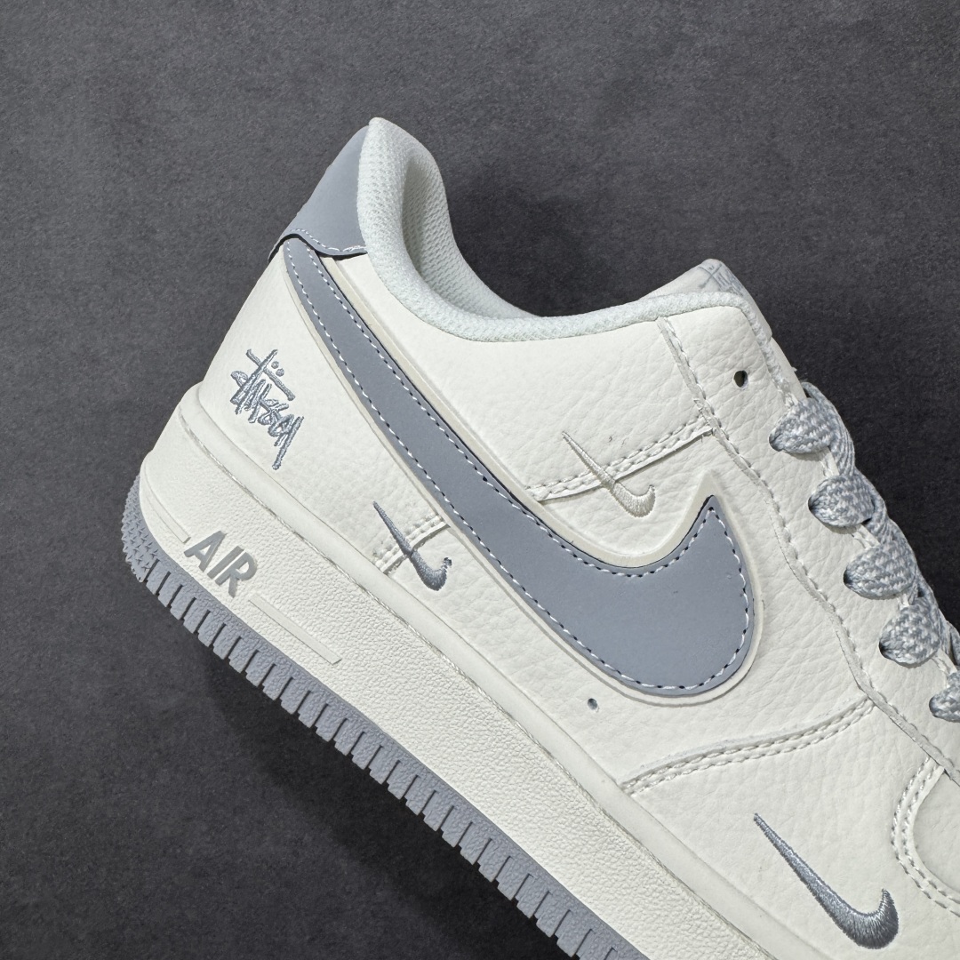 图片[6]-【定制版】Nike Air Force 1\’07 Low 斯图西 米灰小三勾 空军一号低帮休闲板鞋  #原楦头原纸板 原装鞋盒 定制五金配件 内置全掌气垫 原厂鞋底 货号：CS5288-040  尺码：36 36.5 37.5 38 38.5 39 40 40.5 41 42 42.5 43 44 44.5 45-选品中心