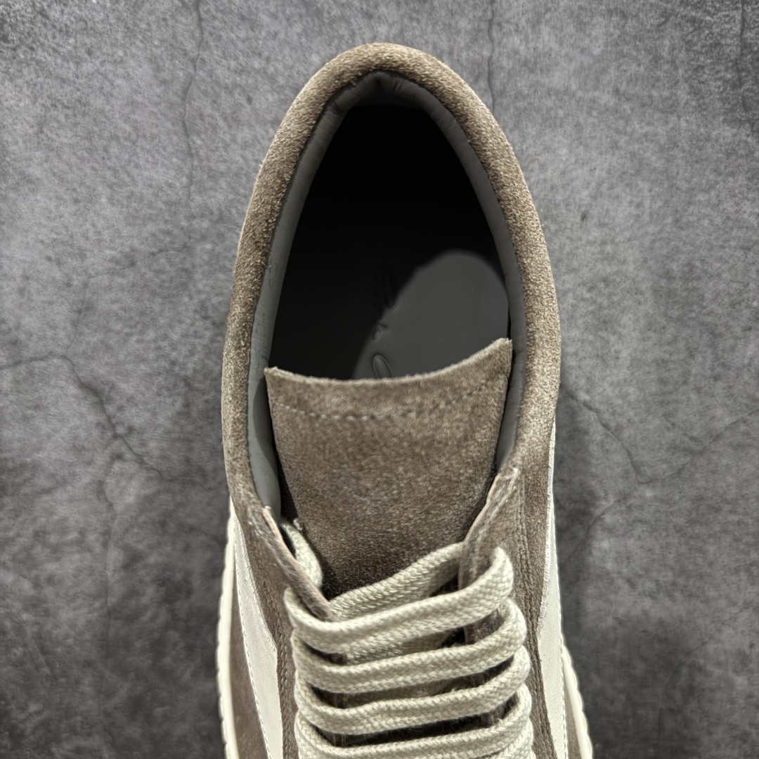 图片[8]-【XC2.0升级版】Rick Owens Vintage Low-Top Sneakers RO低帮系列暗黑高街经典增高休闲运动厚底板鞋 原厂皮批次上线 无需任何文案吹嘘！货硬就是王道！ 独家购入2025最新原鞋开发！重新调整最新批次细节！ 升级采用原厂粒面小牛皮打造！同步官方配备同规格材料布袋！标配原盒 加固硬盒外套 高标准出货！ PS：退换布袋丢失扣20 请知悉！ 尺码：38-45-选品中心