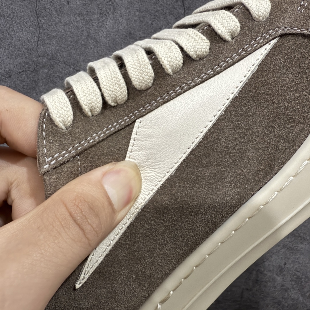 图片[4]-【XC2.0升级版】Rick Owens Vintage Low-Top Sneakers RO低帮系列暗黑高街经典增高休闲运动厚底板鞋 原厂皮批次上线 无需任何文案吹嘘！货硬就是王道！ 独家购入2025最新原鞋开发！重新调整最新批次细节！ 升级采用原厂粒面小牛皮打造！同步官方配备同规格材料布袋！标配原盒 加固硬盒外套 高标准出货！ PS：退换布袋丢失扣20 请知悉！ 尺码：38-45-选品中心