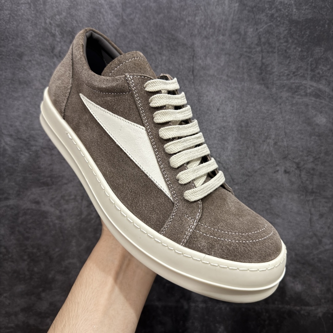 图片[3]-【XC2.0升级版】Rick Owens Vintage Low-Top Sneakers RO低帮系列暗黑高街经典增高休闲运动厚底板鞋 原厂皮批次上线 无需任何文案吹嘘！货硬就是王道！ 独家购入2025最新原鞋开发！重新调整最新批次细节！ 升级采用原厂粒面小牛皮打造！同步官方配备同规格材料布袋！标配原盒 加固硬盒外套 高标准出货！ PS：退换布袋丢失扣20 请知悉！ 尺码：38-45-选品中心