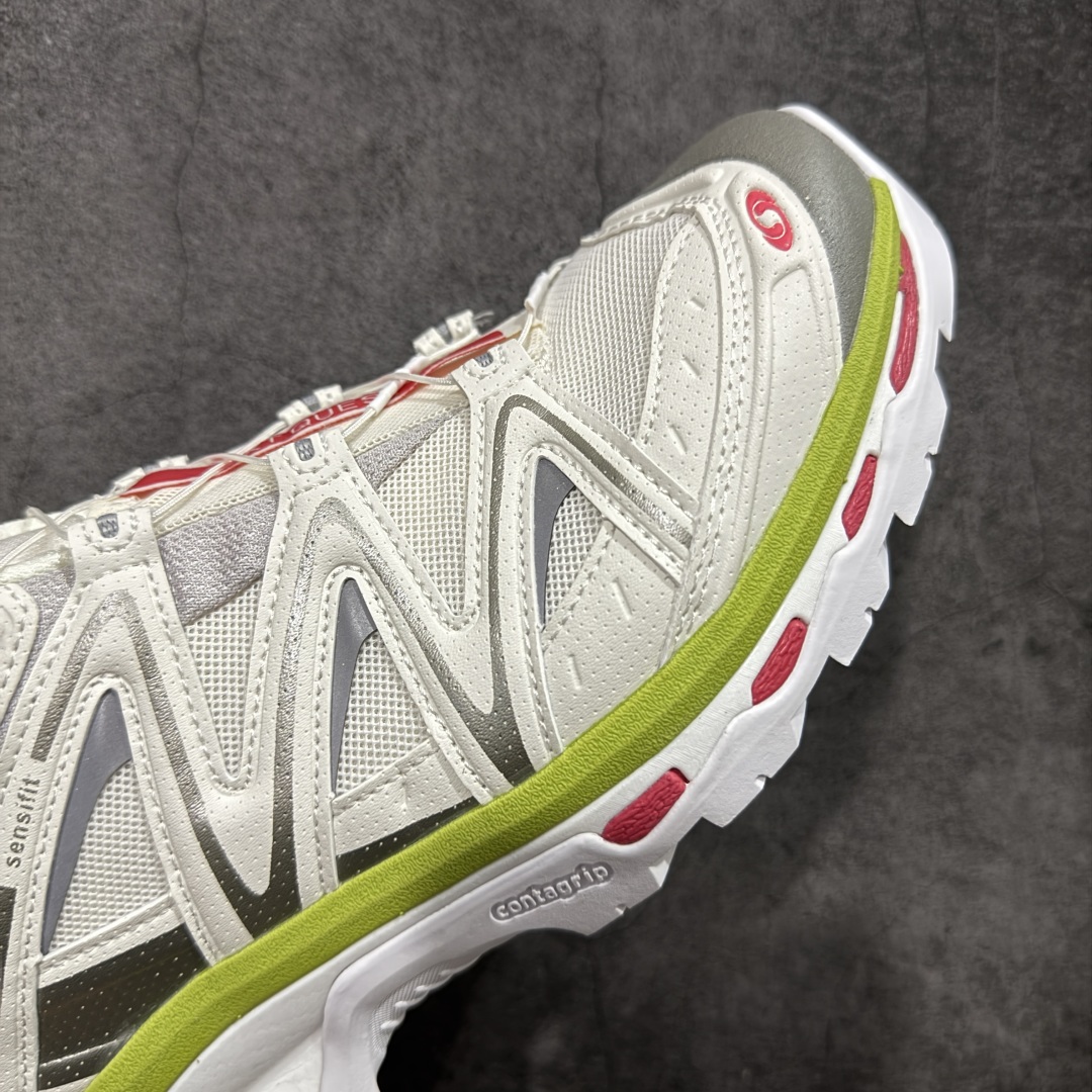图片[6]-【666版本】Salomon XT-QUEST ADV 萨洛蒙情侣款户外机能鞋 白绿色 478851 全新品质 巅峰之作 所有配色均购物原版拆解1：1开发 原材料打造 非市场公版便宜货 私模大底 清洁度比市场所有版本都高 全套原纸板楦头开发 原厂网布配套 确保原汁原味 完美呈现版型 原档数据独家私模五层组合大底 原装Ortholite轻量化鞋垫 中底布带钢印编号 原厂TPU锁扣 进口港宝加持 后跟自然饱满 还原公司包裹性 鞋面采用SENSIFT贴合技术 全方位贴合包裹脚型 鞋跟部鞋底牵引设计 提供强大的抓地性能 更适应野外崎岖不平的道路 其4D ADVANCED CHASSIS底盘 材料轻量大化 钉齿设计更具稳定性 防护性 鞋底易磨损区运用CONTAGRIP高耐磨材料 应对城市硬质路面长距离跑考验 尺码：36 36.5 37.5 38 38.5 39 40 40.5 41 42 42.5 43 44 45 46-选品中心