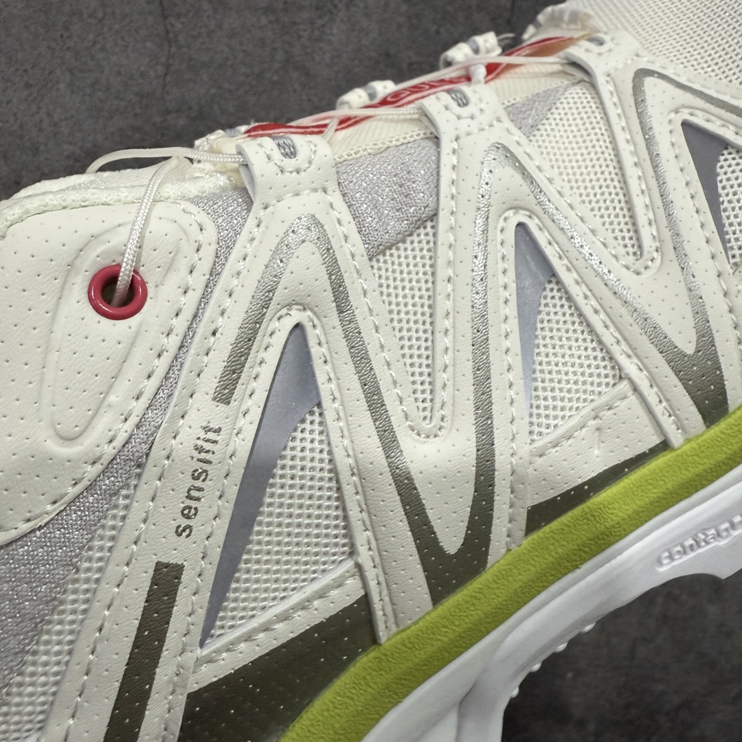 图片[5]-【666版本】Salomon XT-QUEST ADV 萨洛蒙情侣款户外机能鞋 白绿色 478851 全新品质 巅峰之作 所有配色均购物原版拆解1：1开发 原材料打造 非市场公版便宜货 私模大底 清洁度比市场所有版本都高 全套原纸板楦头开发 原厂网布配套 确保原汁原味 完美呈现版型 原档数据独家私模五层组合大底 原装Ortholite轻量化鞋垫 中底布带钢印编号 原厂TPU锁扣 进口港宝加持 后跟自然饱满 还原公司包裹性 鞋面采用SENSIFT贴合技术 全方位贴合包裹脚型 鞋跟部鞋底牵引设计 提供强大的抓地性能 更适应野外崎岖不平的道路 其4D ADVANCED CHASSIS底盘 材料轻量大化 钉齿设计更具稳定性 防护性 鞋底易磨损区运用CONTAGRIP高耐磨材料 应对城市硬质路面长距离跑考验 尺码：36 36.5 37.5 38 38.5 39 40 40.5 41 42 42.5 43 44 45 46-选品中心