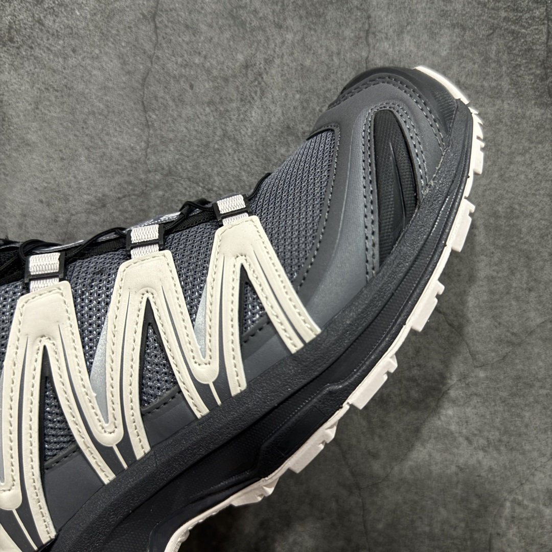 图片[6]-【S版纯原】SALOMON XA Pro 3D ADV 萨洛蒙潮流越野机能户外功能鞋 黑粉 491841 全新版本出货 性价比拉满 品质 细节 材料都是肉眼可以见！ 售前售后也是其它工厂无法匹敌！ 纯原外贸平台特供订单 耗时半年巨作 全套原纸板楦头开发 原厂特供网布配套加持 确保原汁原味 完美呈现版型 原档数据独家私模五层组合大底 男女鞋同步官方 原装Ortholite轻量化鞋垫 中底布带钢印编号 原厂TPU锁扣 进口港宝加持 后跟自然饱满 还原公司包裹性 鞋面采用SENSIFT贴合技术 全方位贴合包裹脚型 鞋跟部鞋底牵引设计 提供强大的抓地性能 更适应野外崎岖不平的道路 其3D ADVANCED CHASSIS底盘 材料轻量大化 钉齿设计更具稳定性 防护性 鞋底易磨损区运用CONTAGRIP高耐磨材料 应对城市硬质路面长距离跑考验 尺码：36 36.5 37.5 38 38.5 39 40 40.5 41 42 42.5 43 44 44.5 45-选品中心