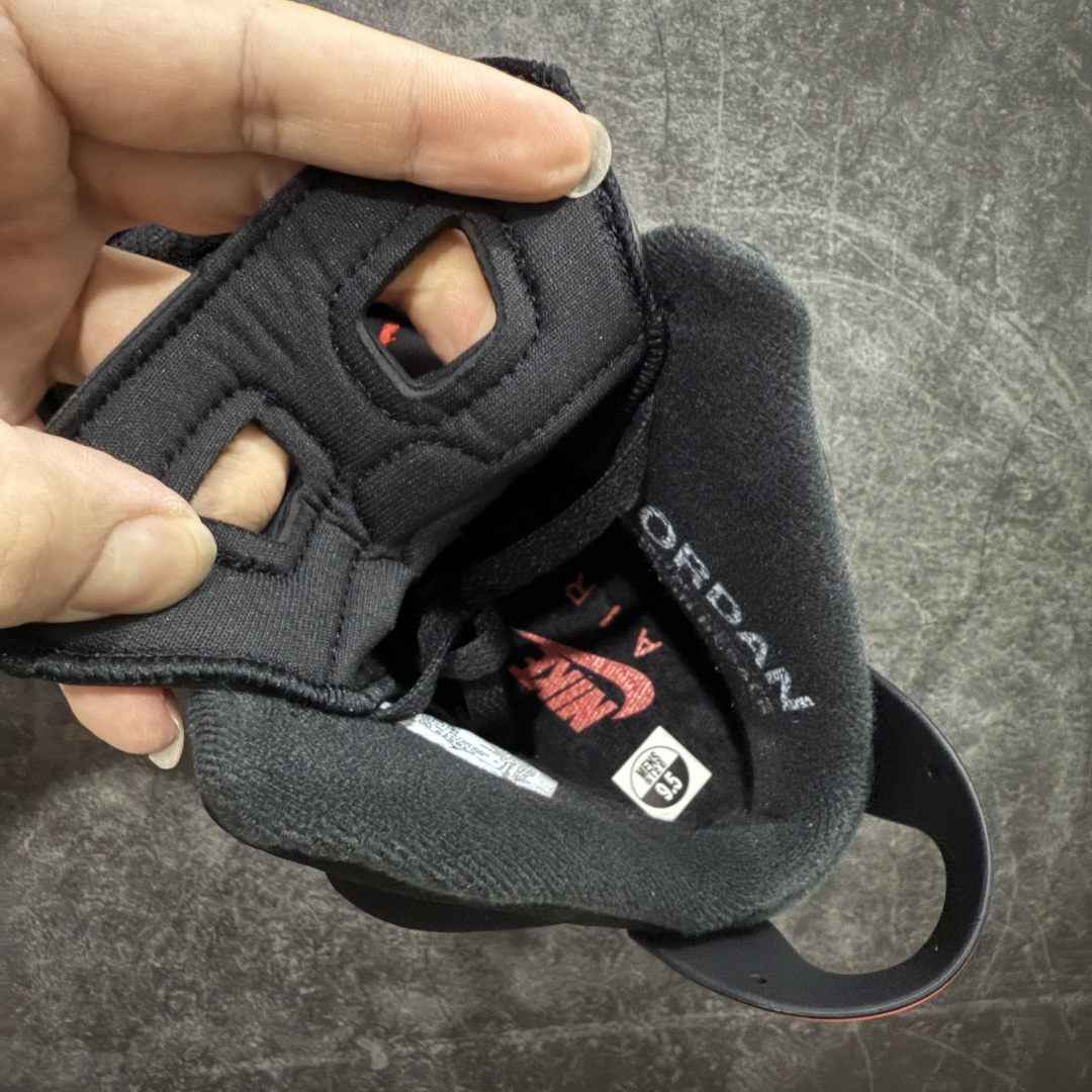 图片[7]-【DG2.0版本】Air Jordan AJ6 Retro 反转红外线2026复刻黑红 CT8529-001 高端零售裸鞋圈特供批次 SZ原厂全套原楦原纸板冲刀磨具开发 原厂皮料加持 原厂港宝加持定型后跟R度完美 同源原厂电绣 飞翼针数密度立体效果一致 百分百一致原鞋 原厂拉帮工艺 针距密度一致 后跟弧度收口自然不对折 极致一眼正品既视感 进口玻璃冲刀皮料裁剪零毛边 全鞋电脑针车工艺 品控清洁度最高QC检验标准 免检产品 原厂订购鞋盒、鞋标、防尘纸、鞋撑、鞋带 追求极致的原厂味道 尺码：40.5 41 42 42.5 43 44 44.5 45 46 47.5 48.5-选品中心