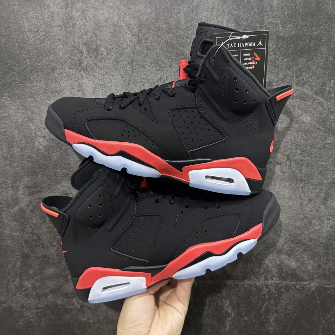 【纯原】Air Jordan AJ6 Retro 反转红外线2026复刻黑红 CT8529-001 高端