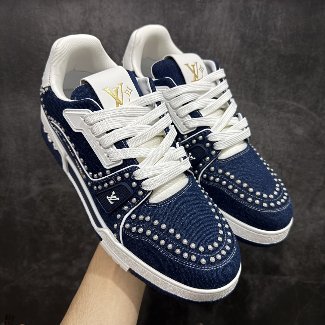 广东纯原版本 Louis Vuitton Trainer lv时装走秀运动鞋